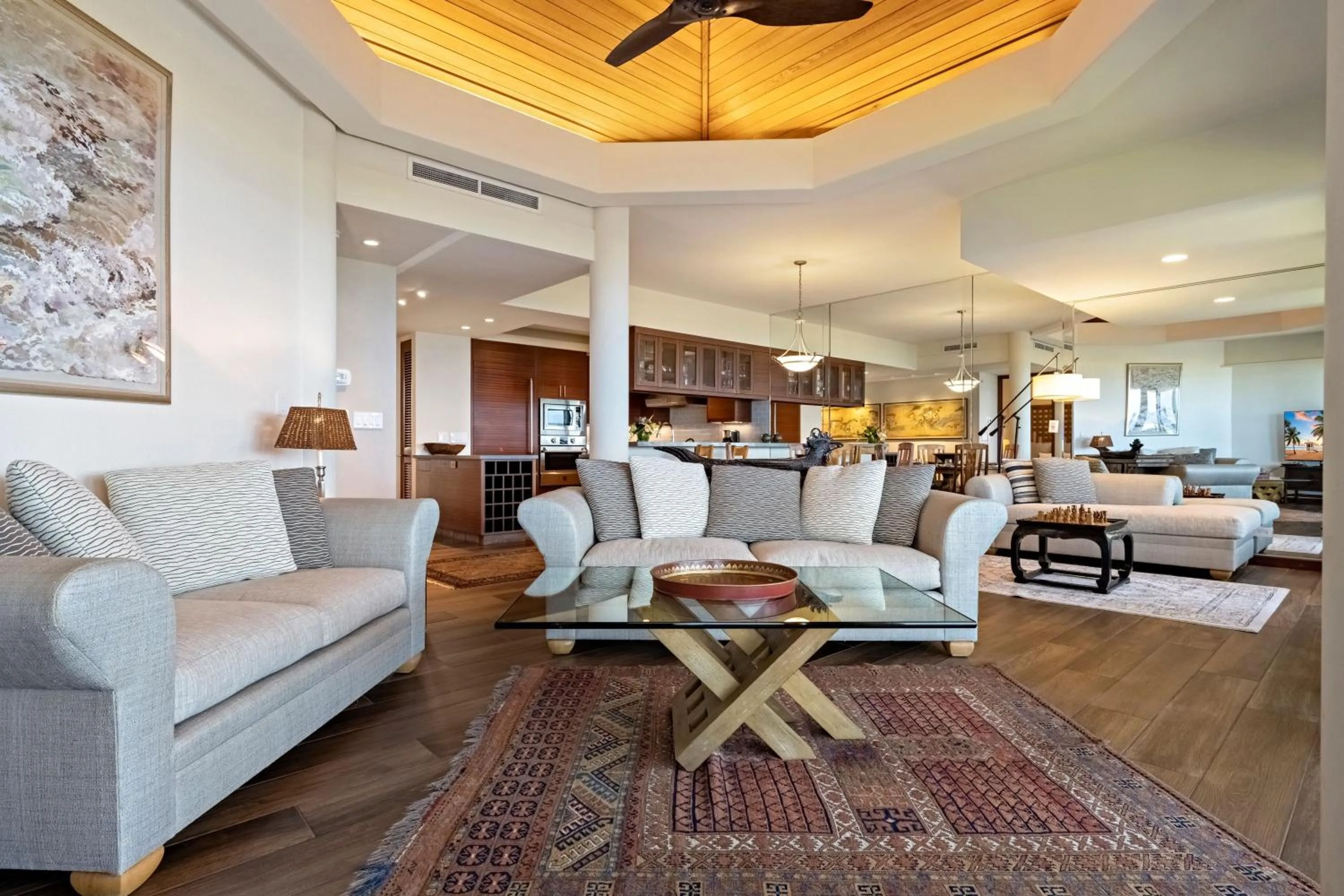 Living room in Mauna Lani Point