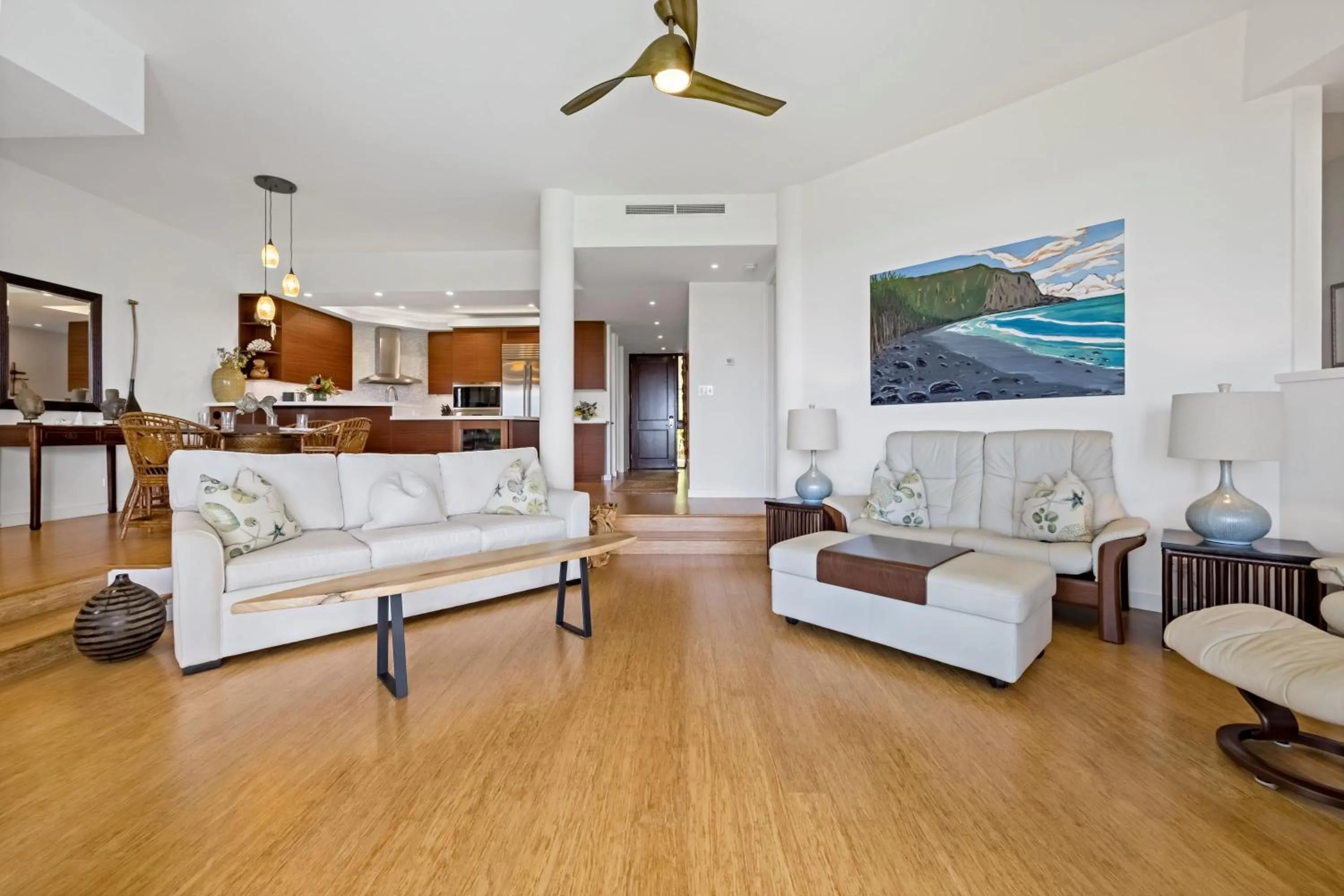 Living room in Mauna Lani Point