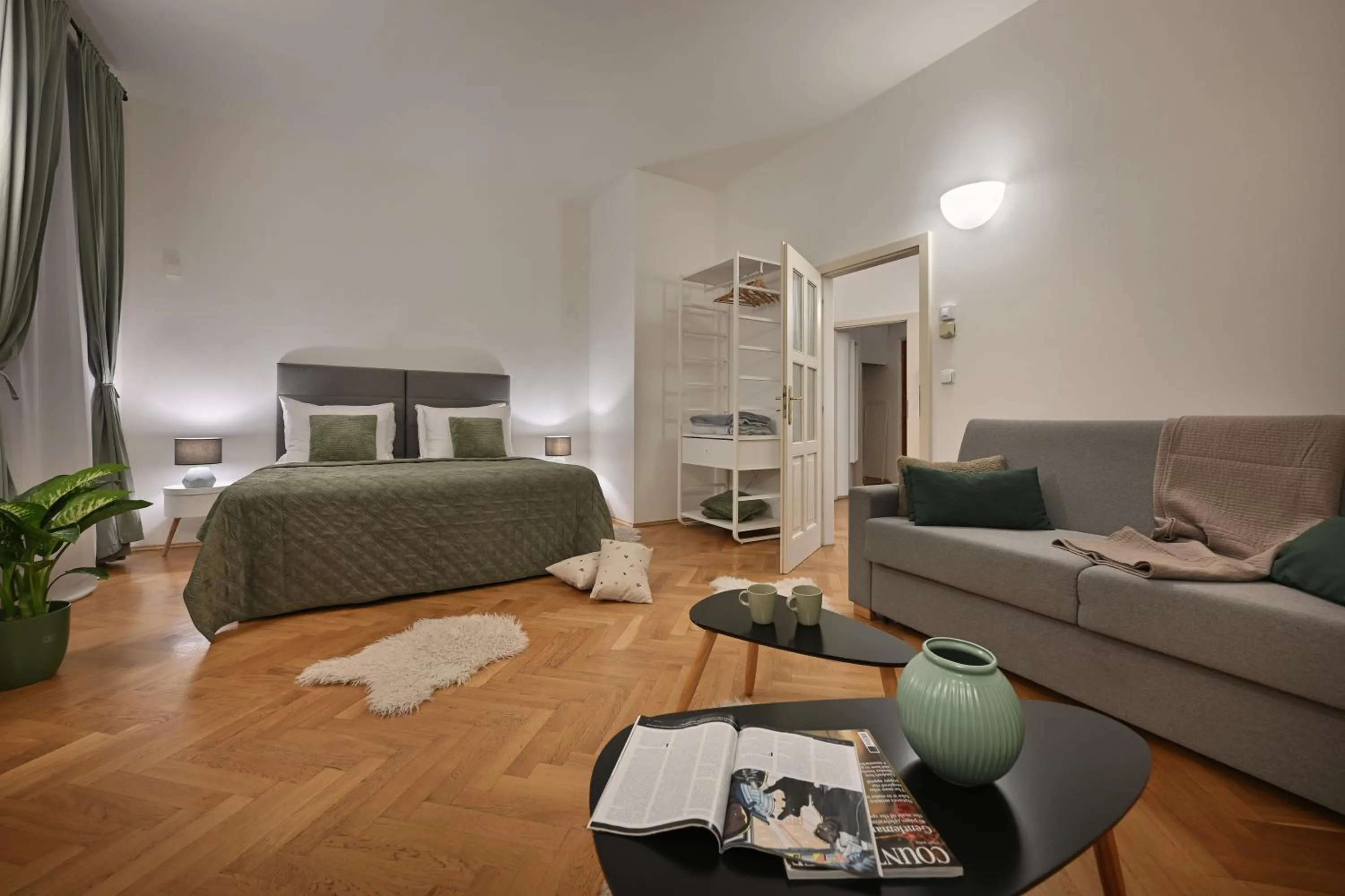 Bed in White Swan Boutique Apartments