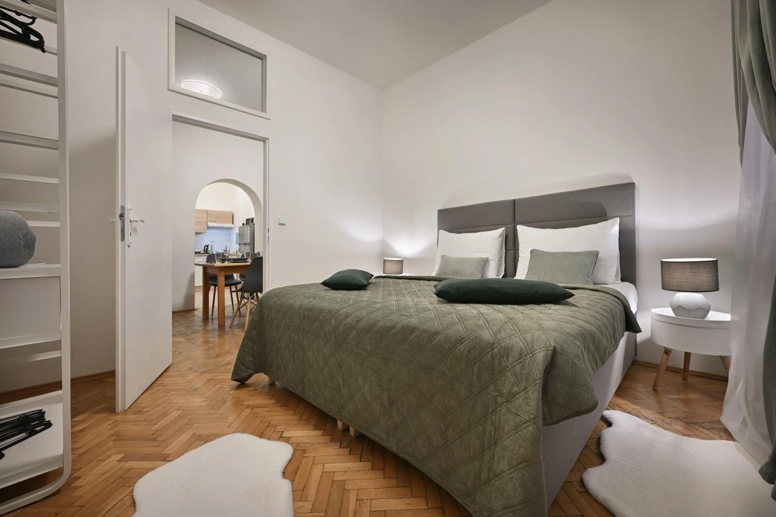 Bed in White Swan Boutique Apartments