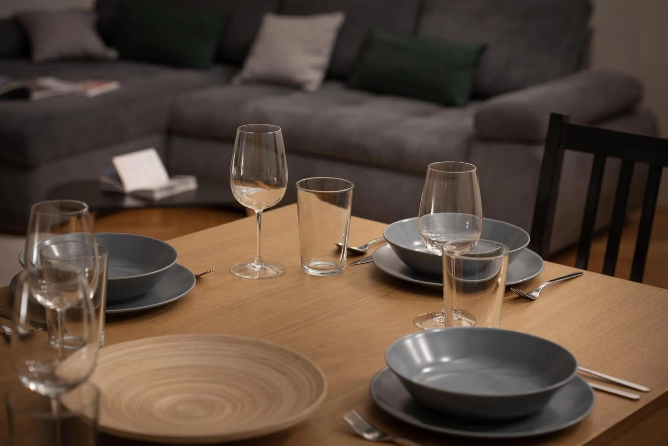 Dining area in White Swan Boutique Apartments