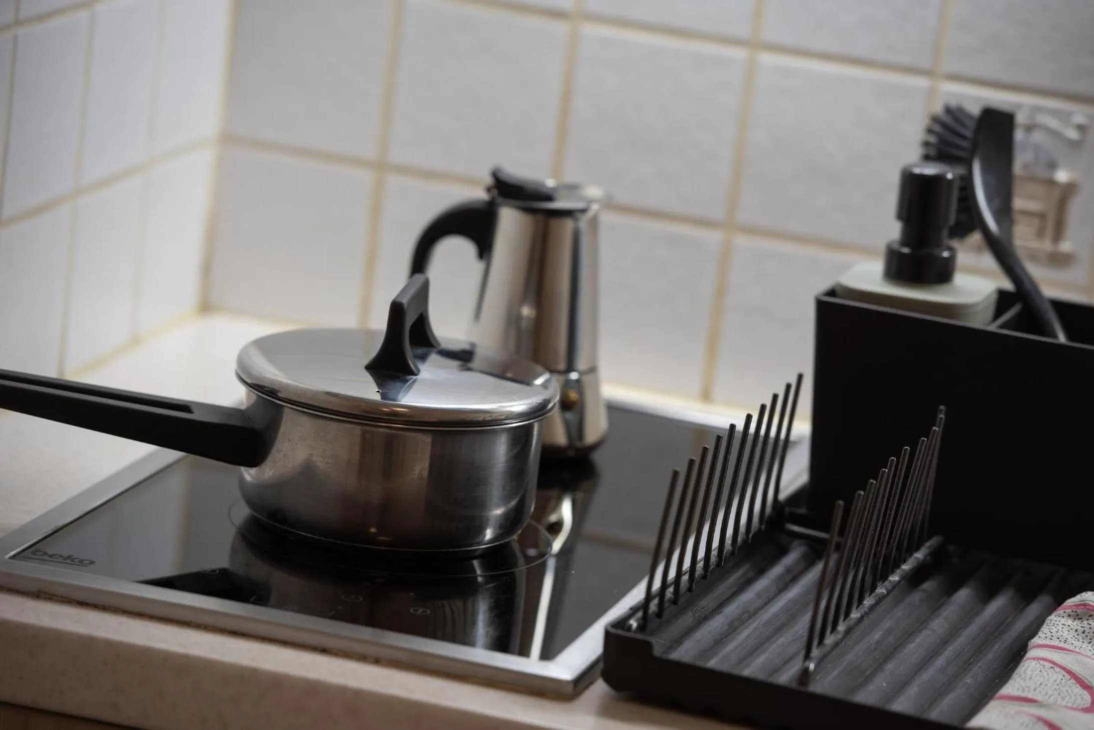 Kitchen or kitchenette in White Swan Boutique Apartments