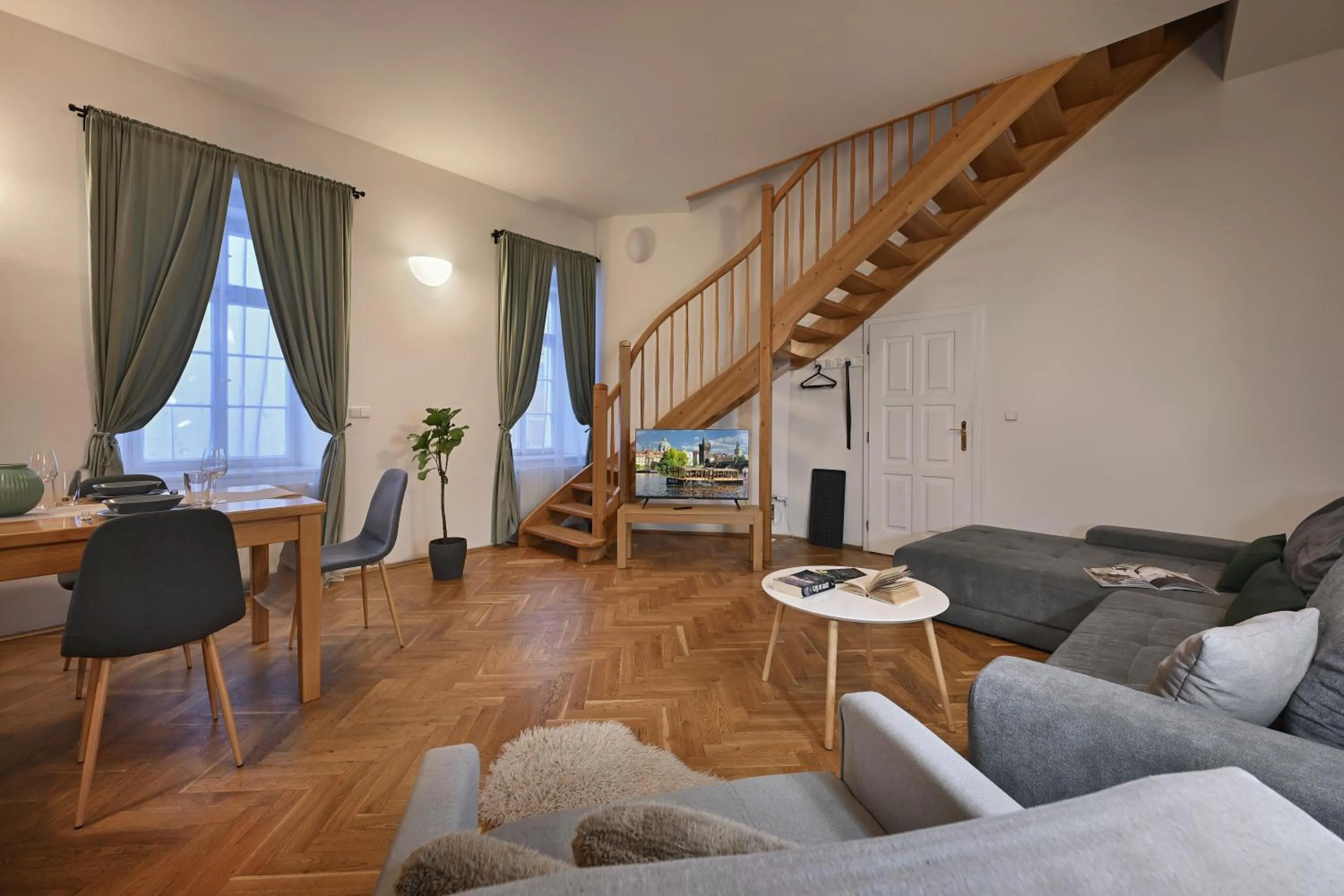 Living room in White Swan Boutique Apartments