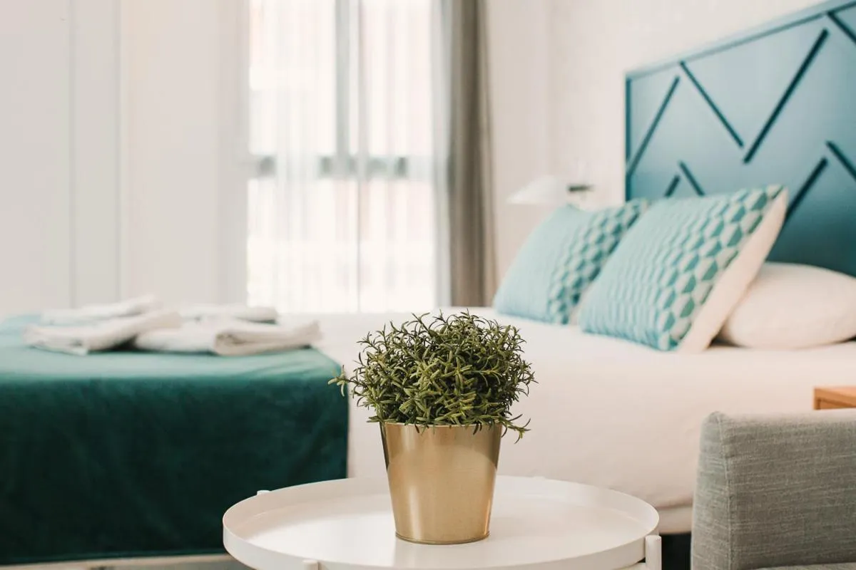 Bed in Beach Hotel Alfredo