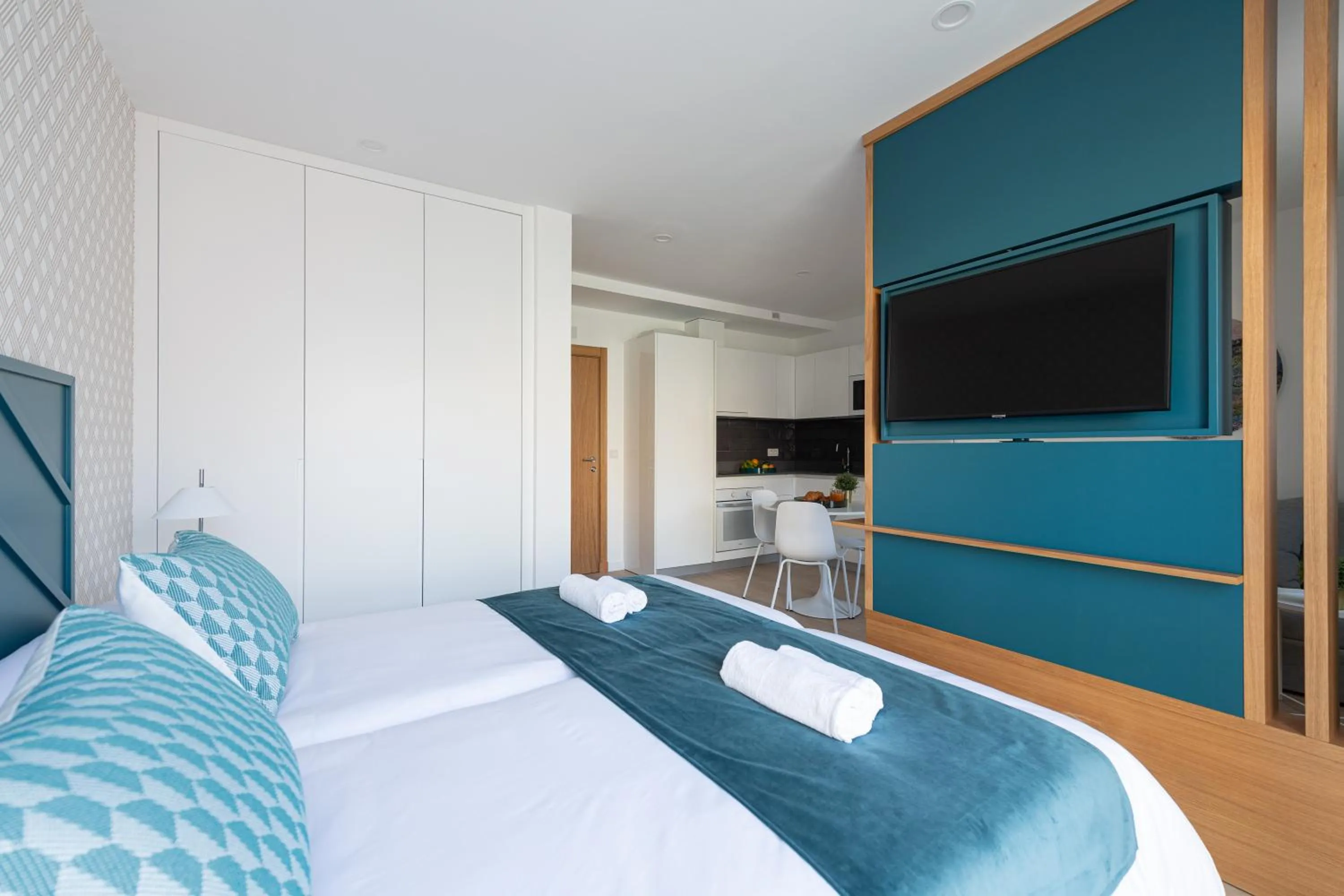 Bed in Beach Hotel Alfredo