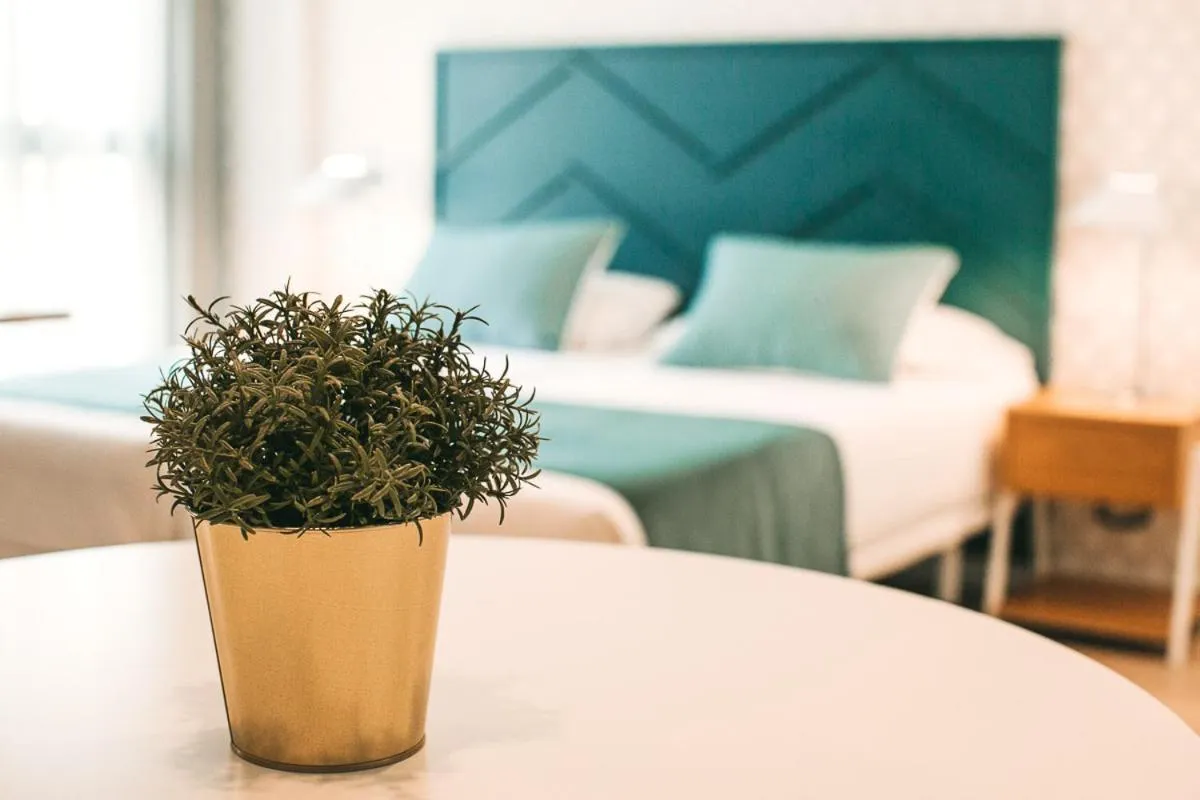 Bed in Beach Hotel Alfredo