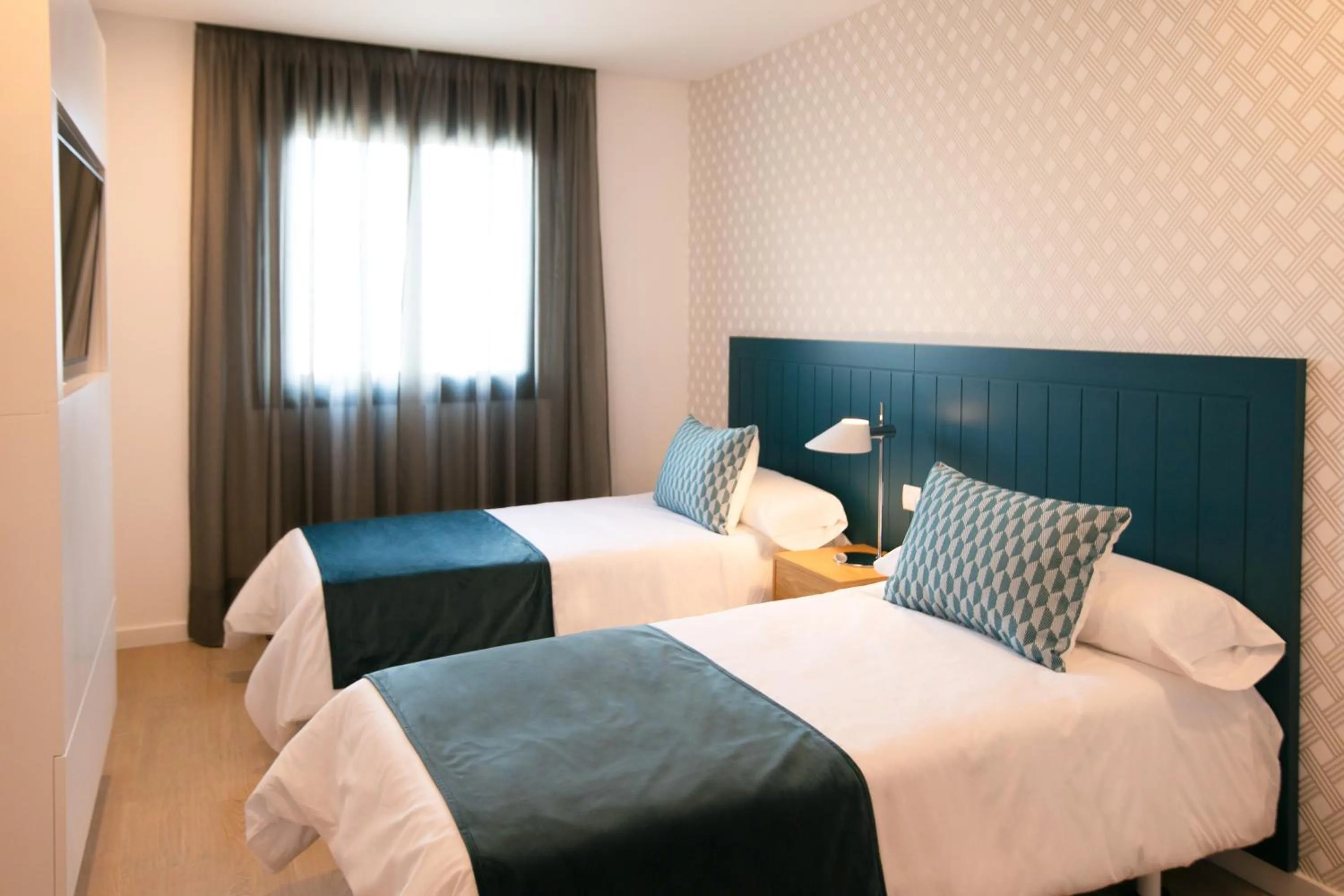 Bed in Beach Hotel Alfredo