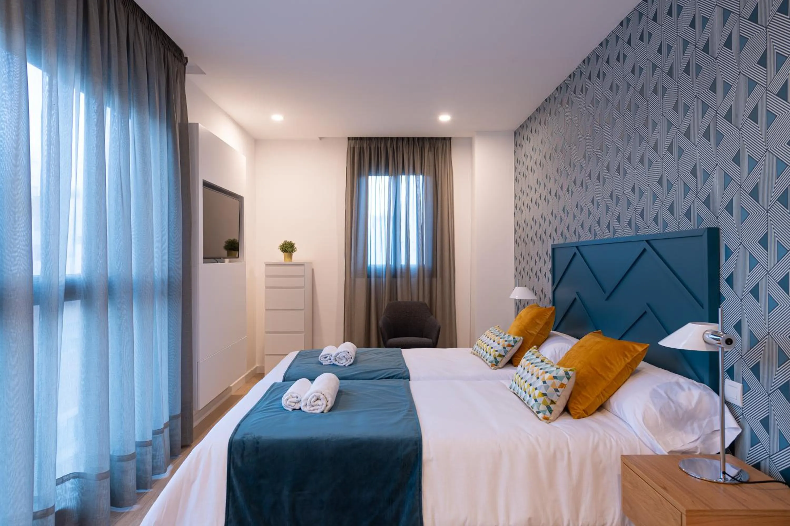 Photo of the whole room, Bed in Beach Hotel Alfredo