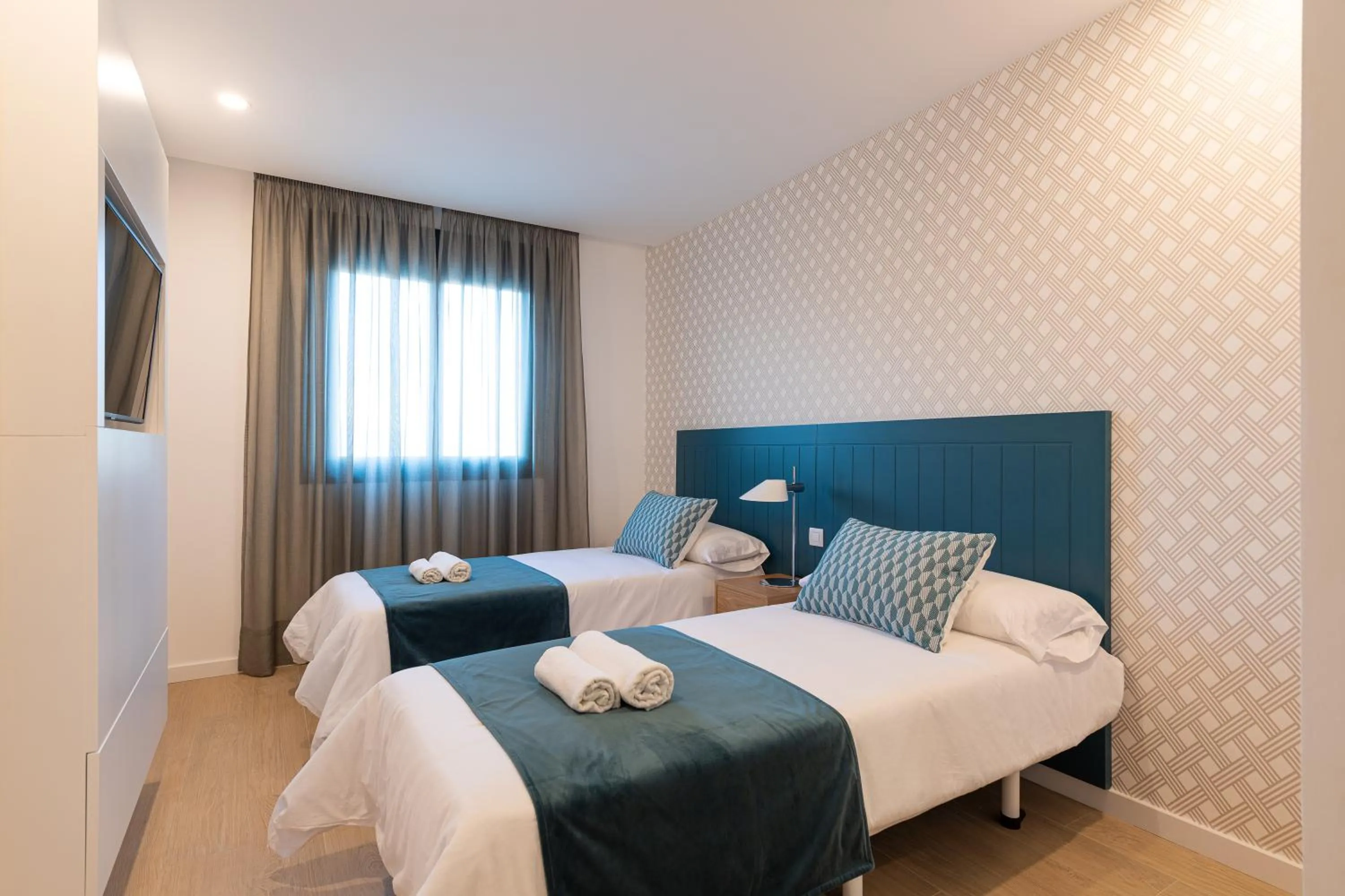 Bed in Beach Hotel Alfredo