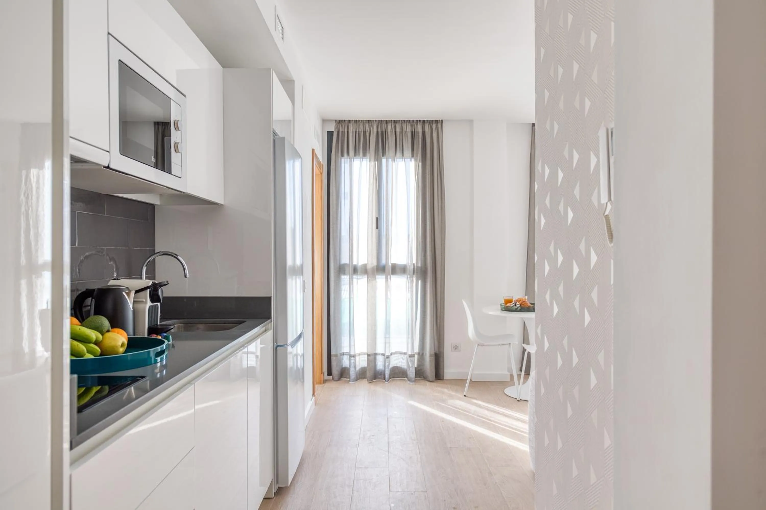 Kitchen or kitchenette in Beach Hotel Alfredo