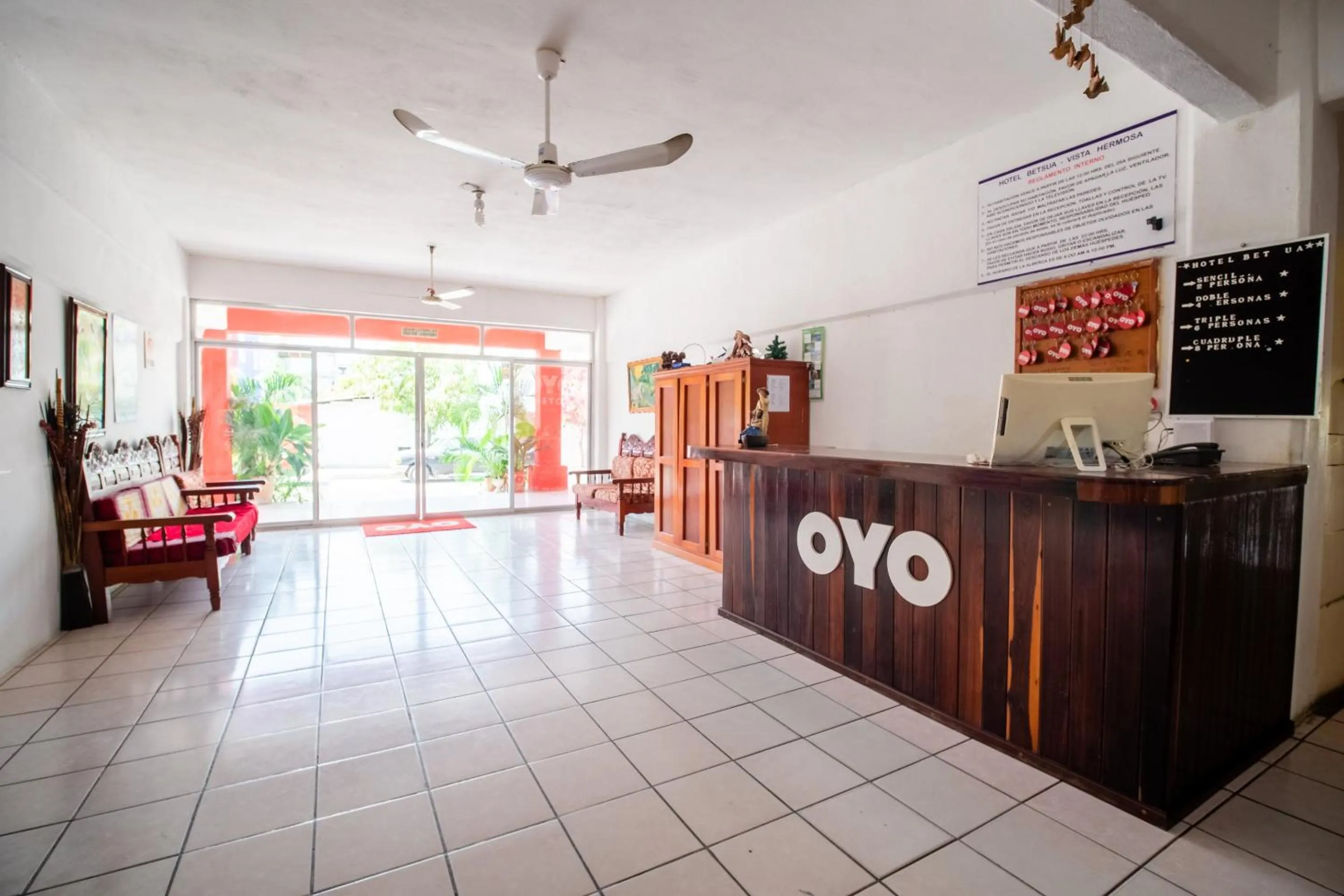 Lobby or reception in OYO Hotel Betsua Vista Hermosa, Huatulco