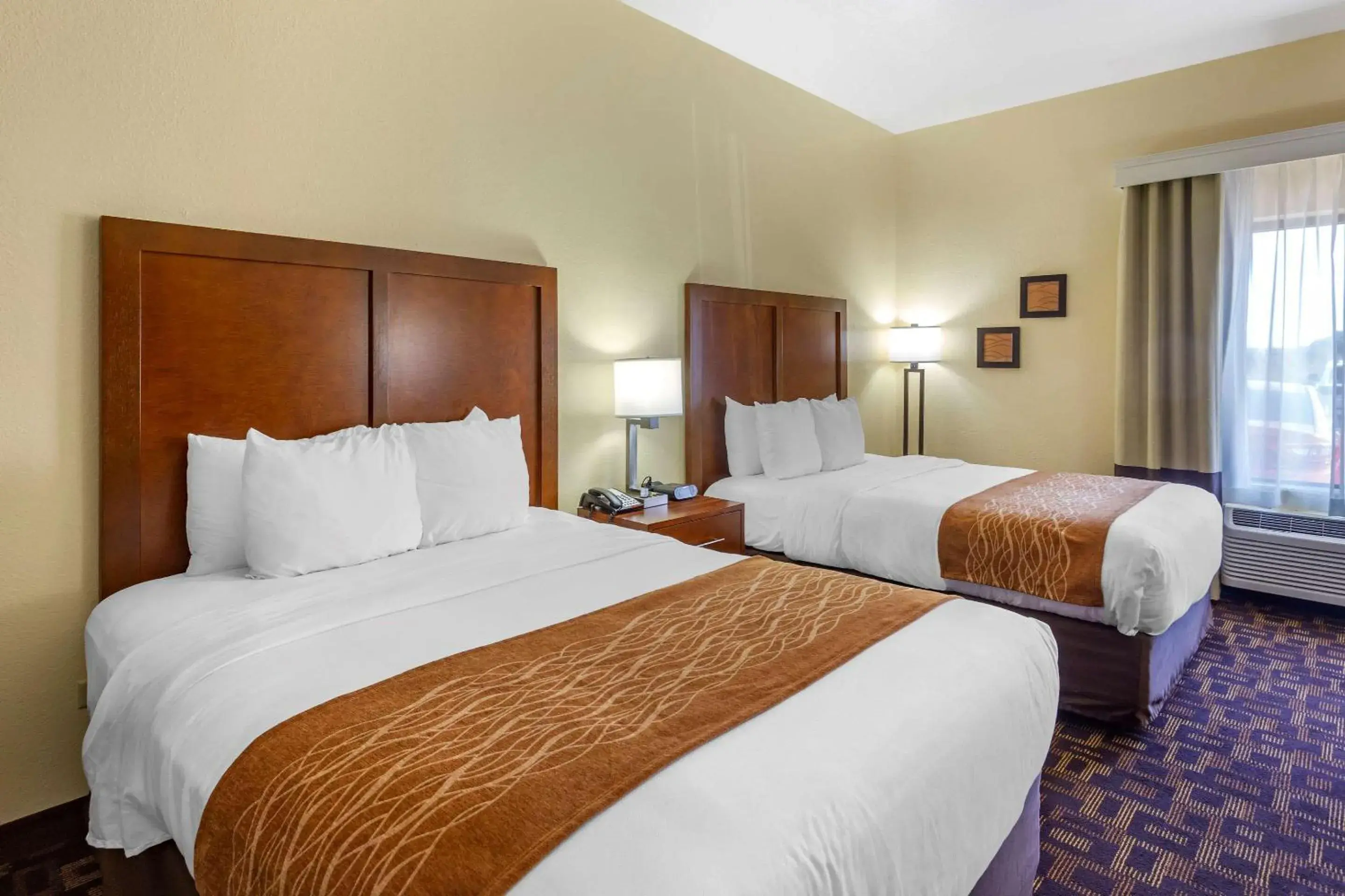 Queen Room with Two Queen Beds in Comfort Inn & Suites North Aurora - Naperville Queen Room with Two Queen Beds in Comfort Inn & Suites North Aurora - Naperville