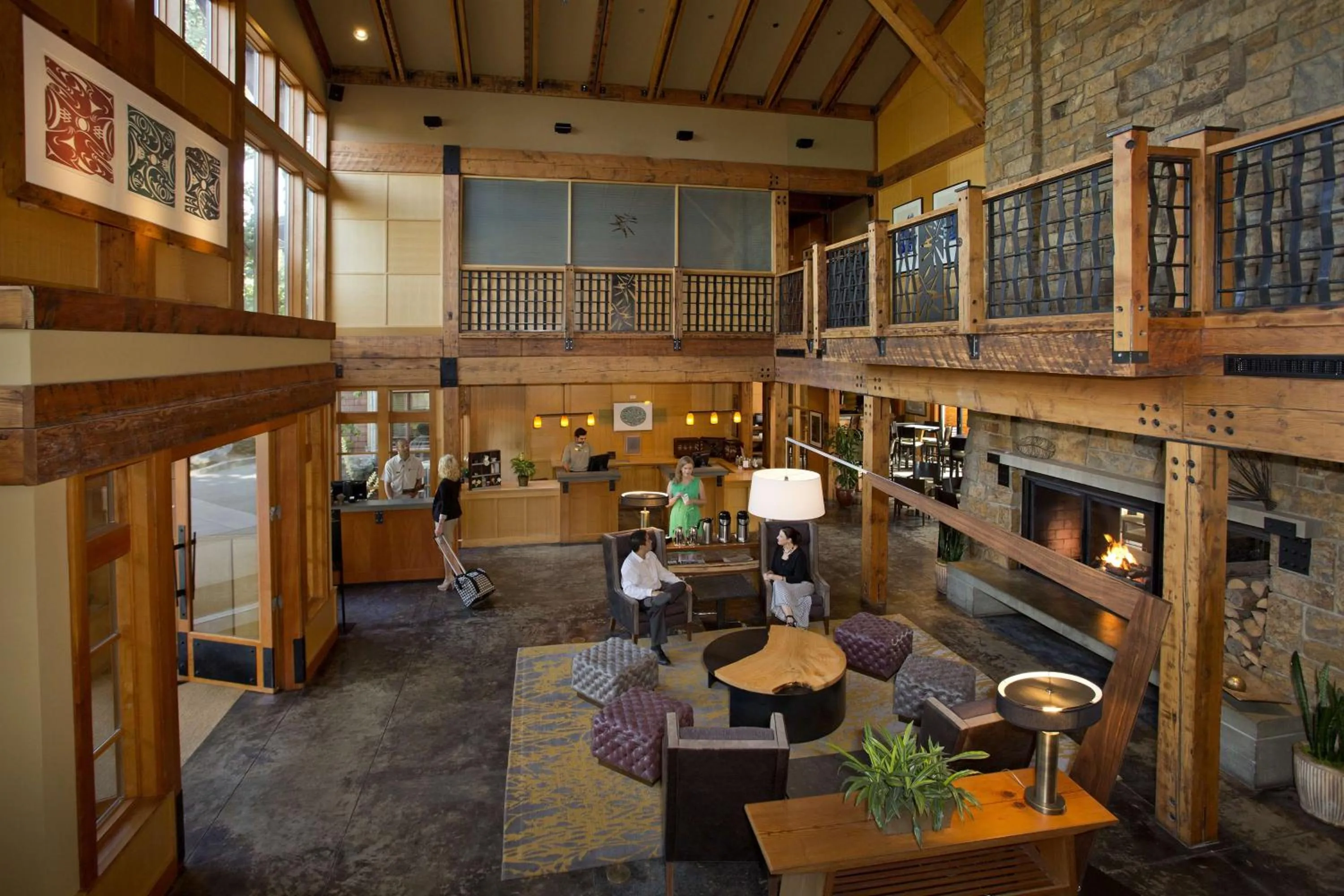 Lobby or reception in Willows Lodge