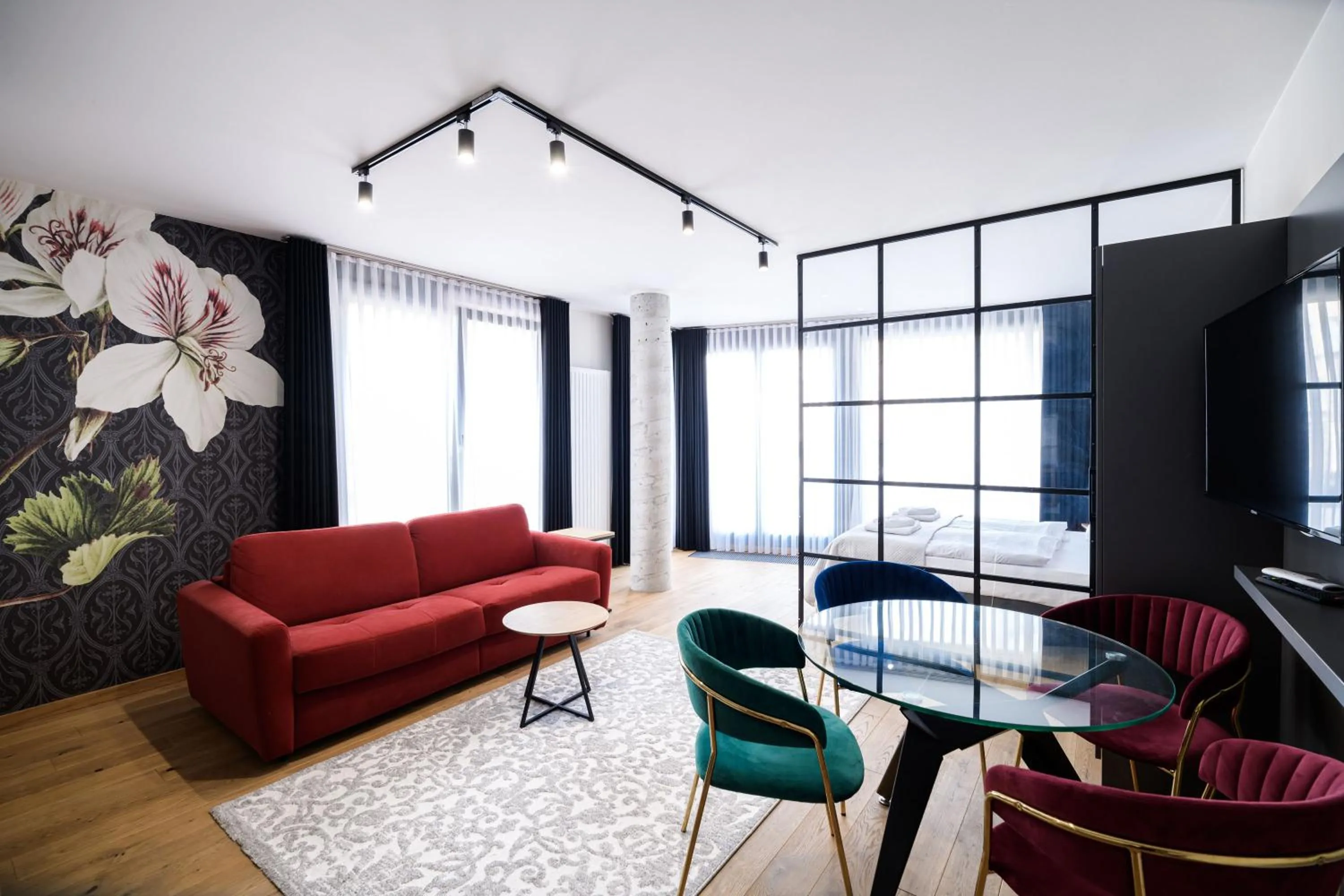 Living room in Aparthotel Inspire Miodova Residence