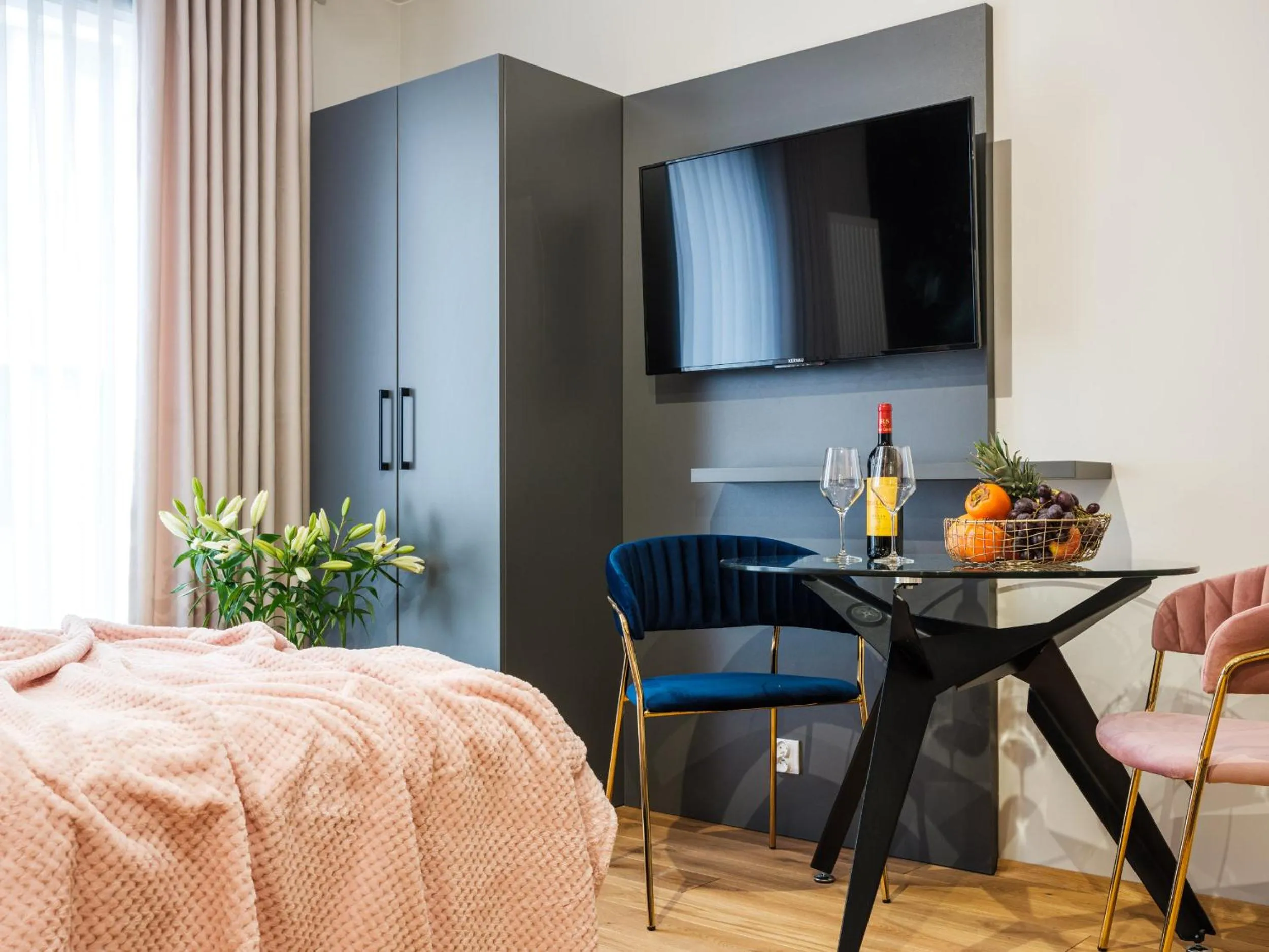 TV and multimedia, Bed in Aparthotel Inspire Miodova Residence