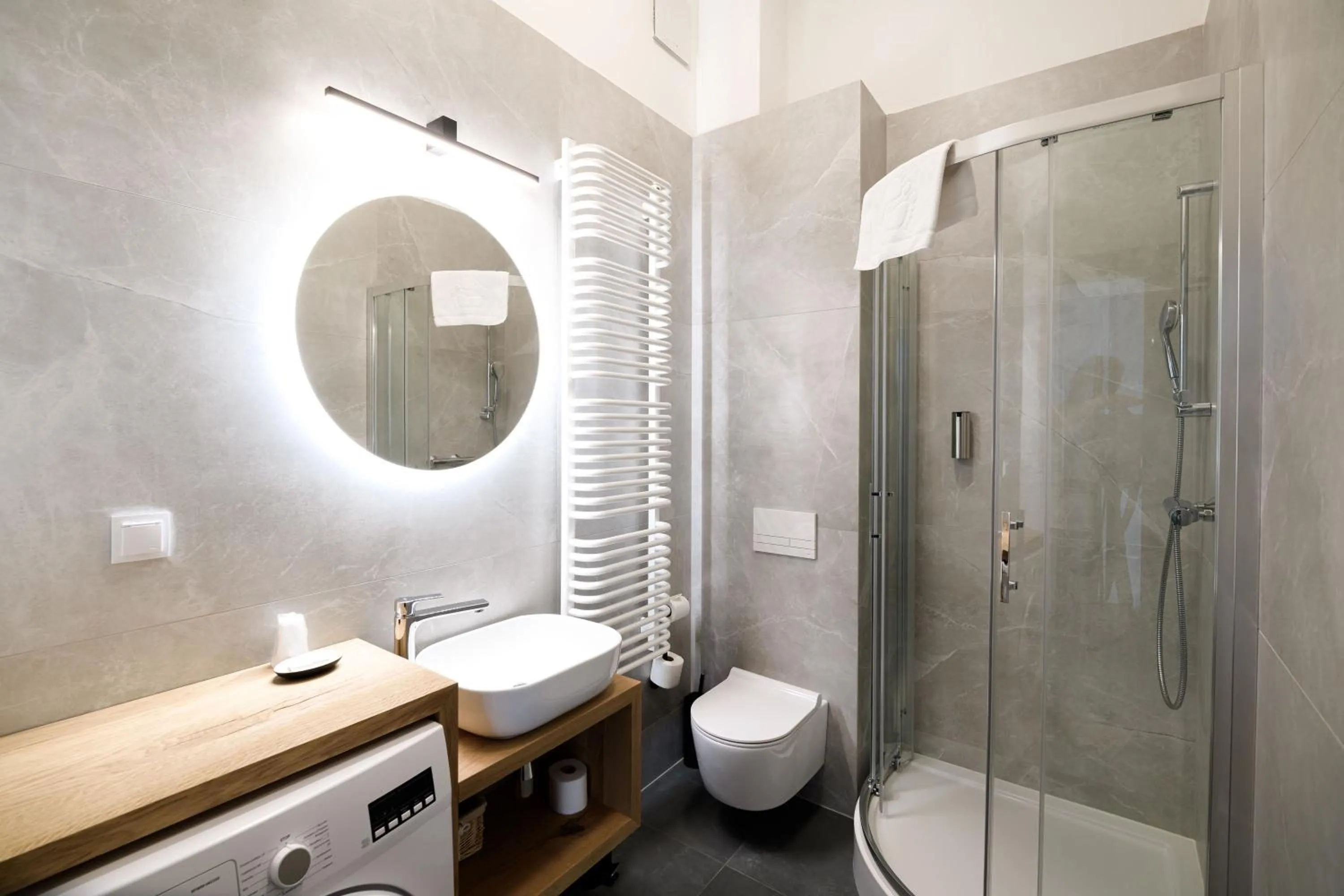 Bathroom in Aparthotel Inspire Miodova Residence