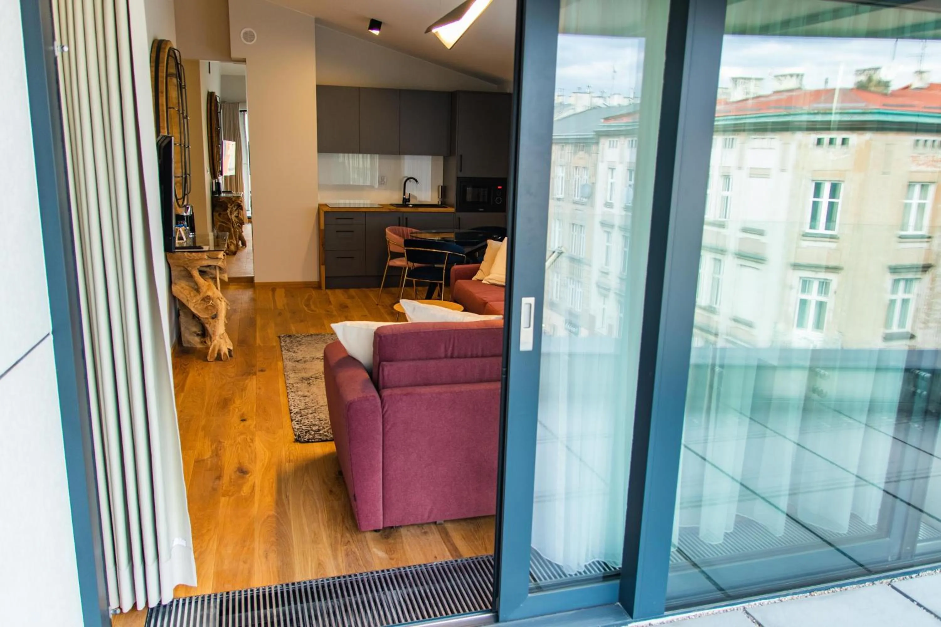 Balcony/Terrace in Aparthotel Inspire Miodova Residence