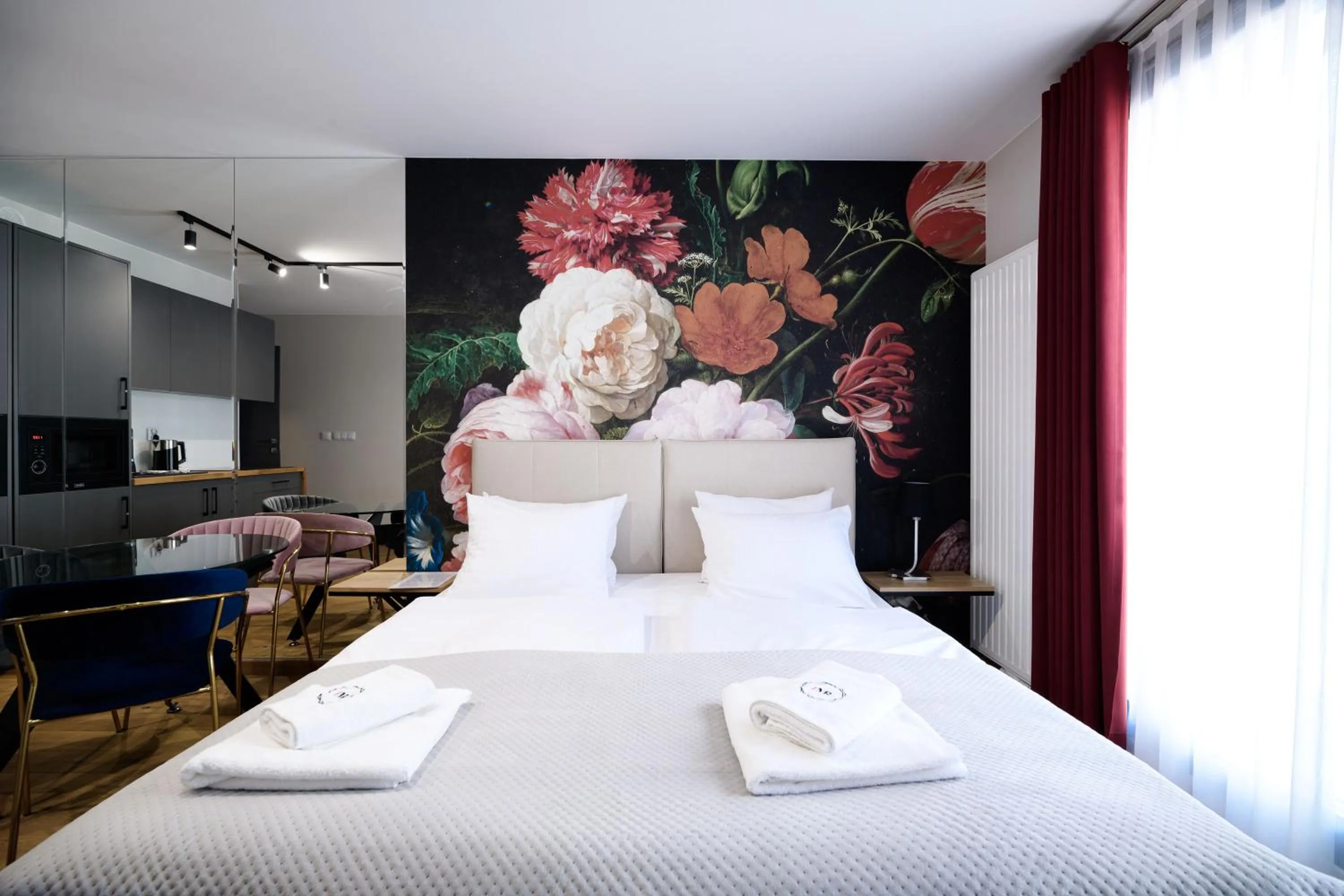 Bed in Aparthotel Inspire Miodova Residence