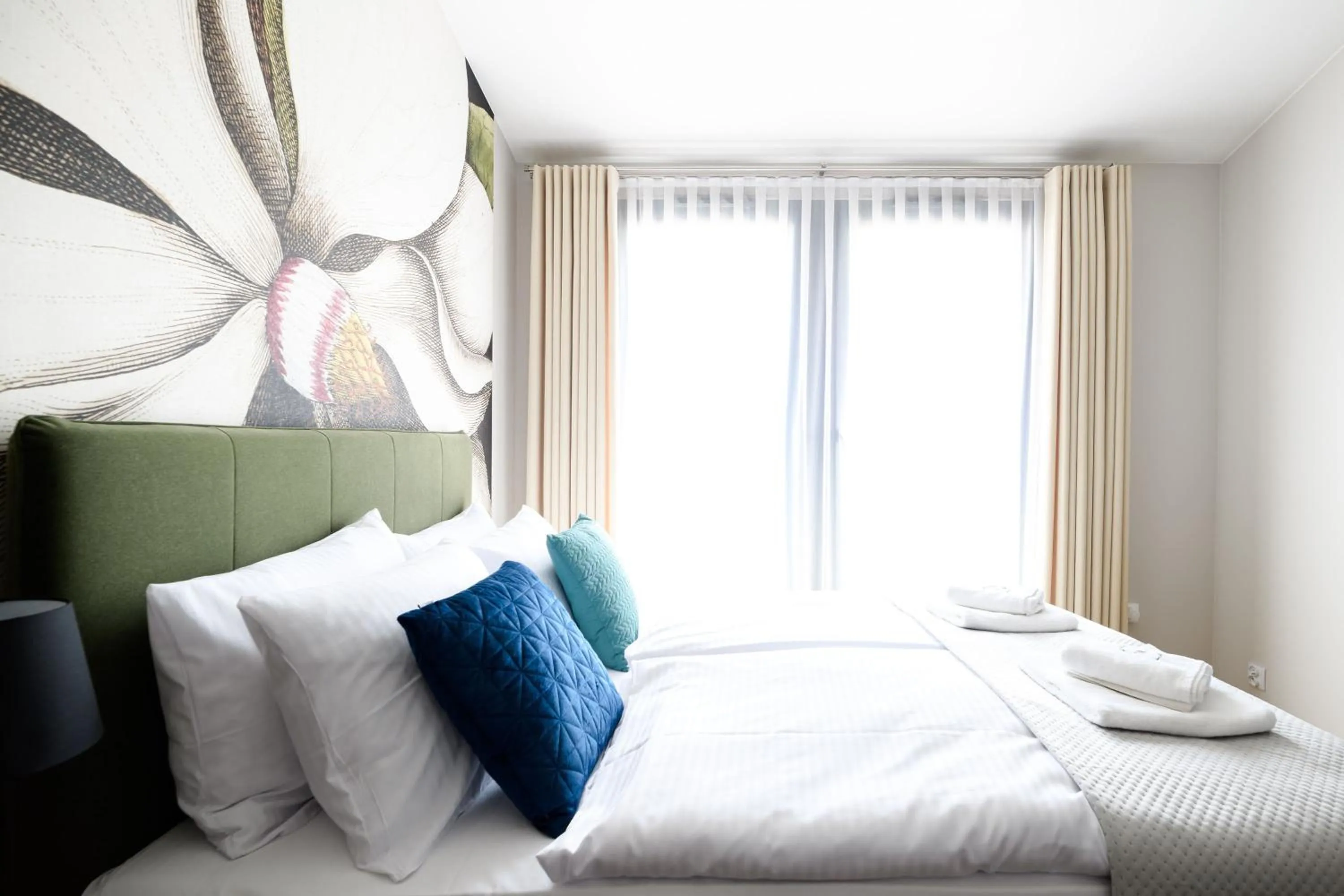 Bed in Aparthotel Inspire Miodova Residence