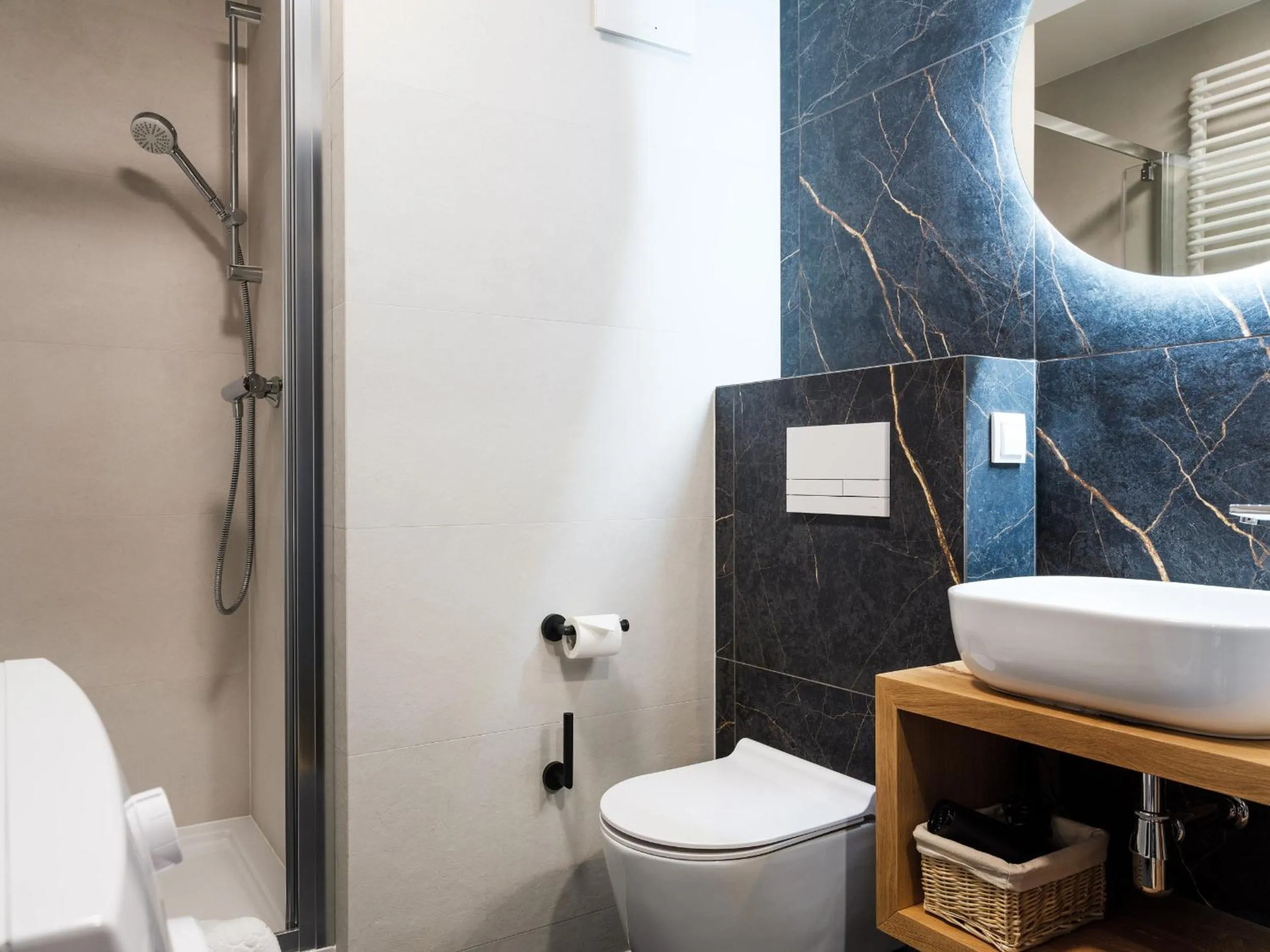 Bathroom in Aparthotel Inspire Miodova Residence