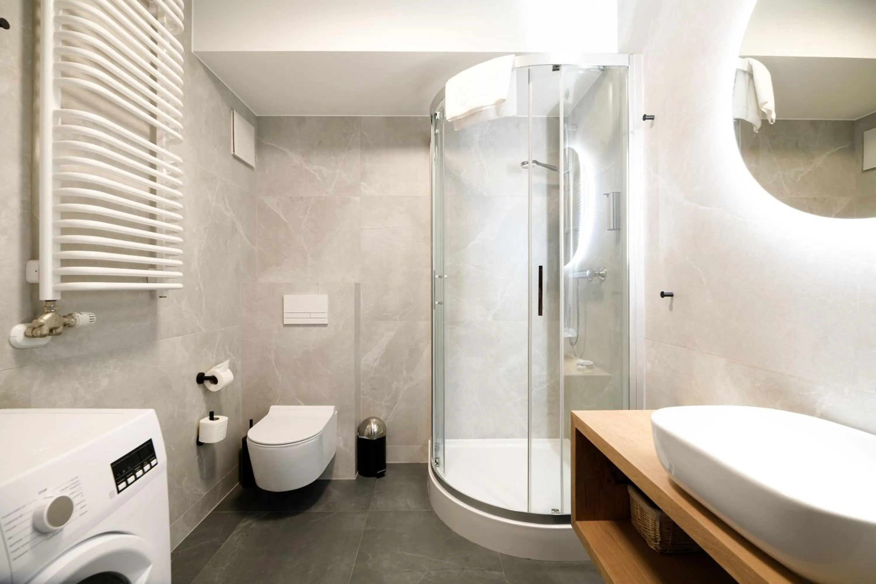 Shower in Aparthotel Inspire Miodova Residence