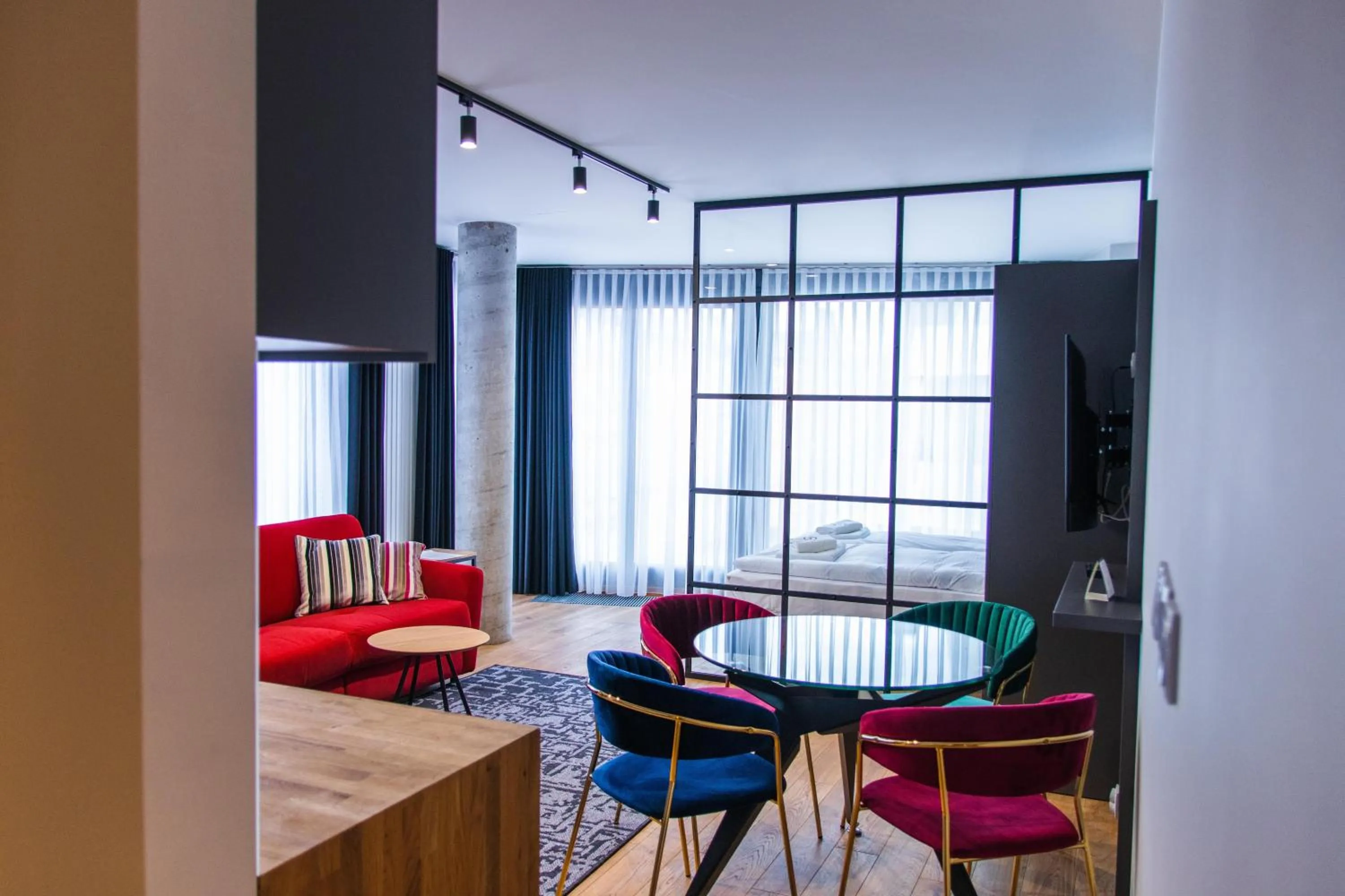 Living room in Aparthotel Inspire Miodova Residence