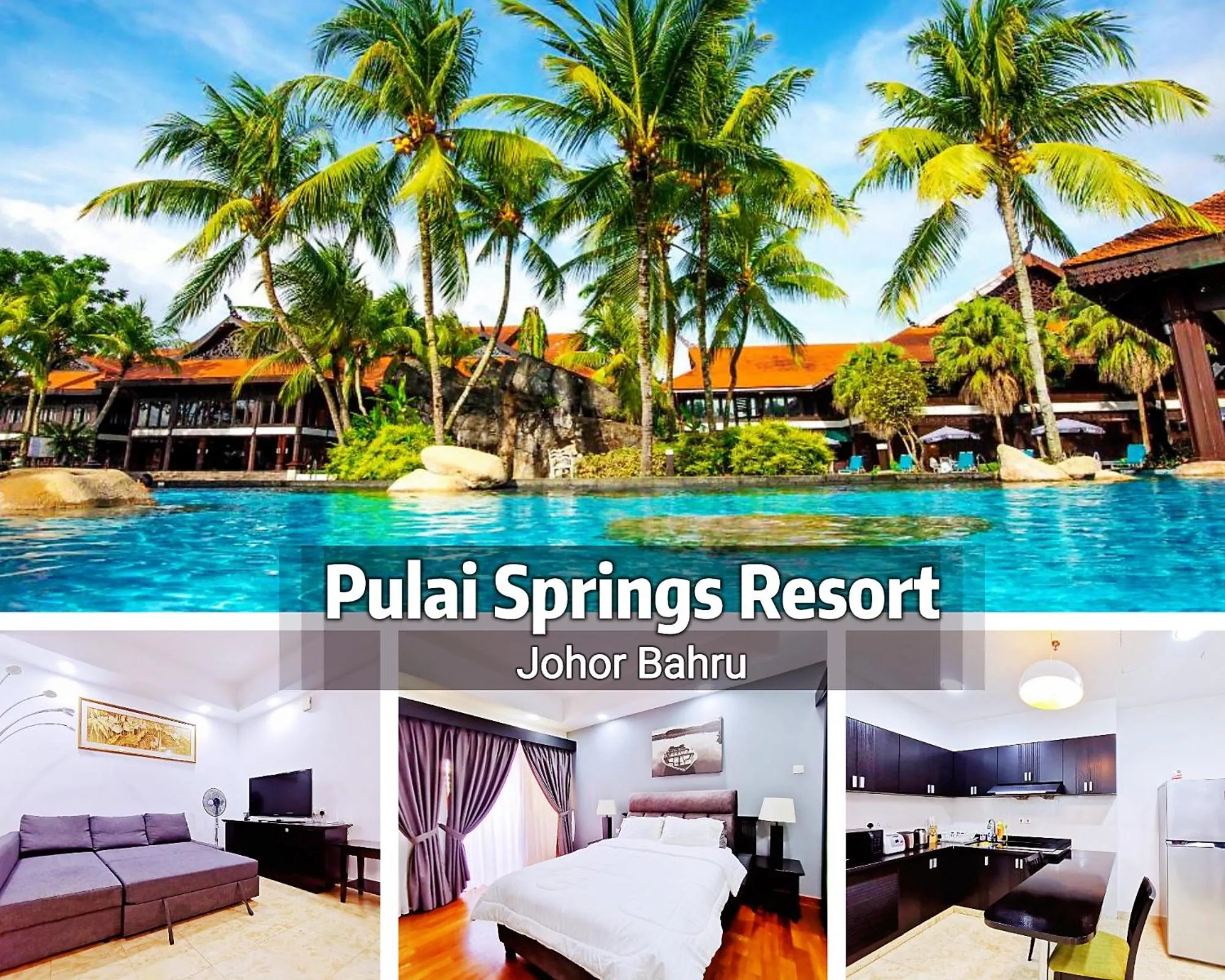 Property building in 【Amazing】Pool View 2BR Suite @ Pulai Springs Resort