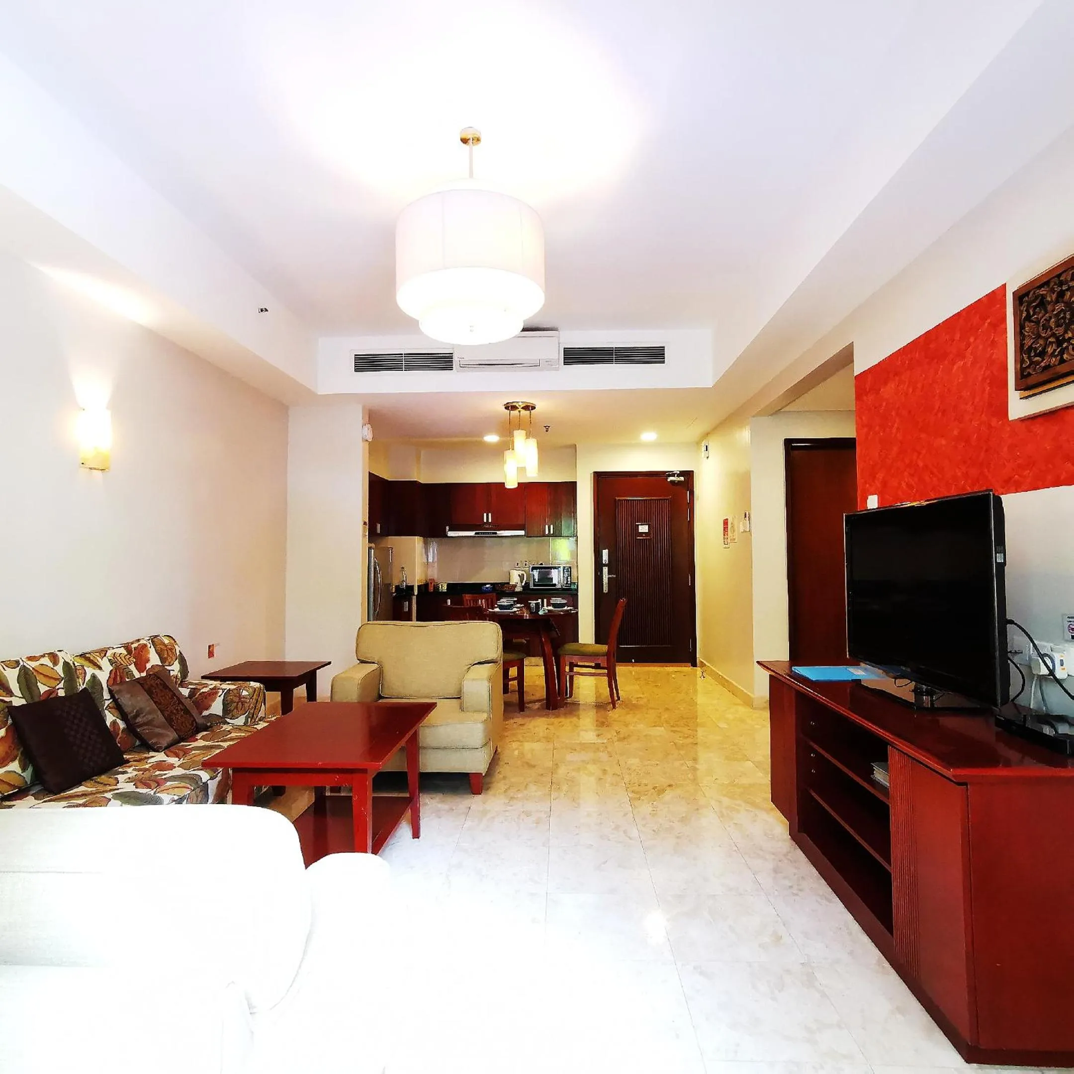 Living room in 【Amazing】Pool View 2BR Suite @ Pulai Springs Resort