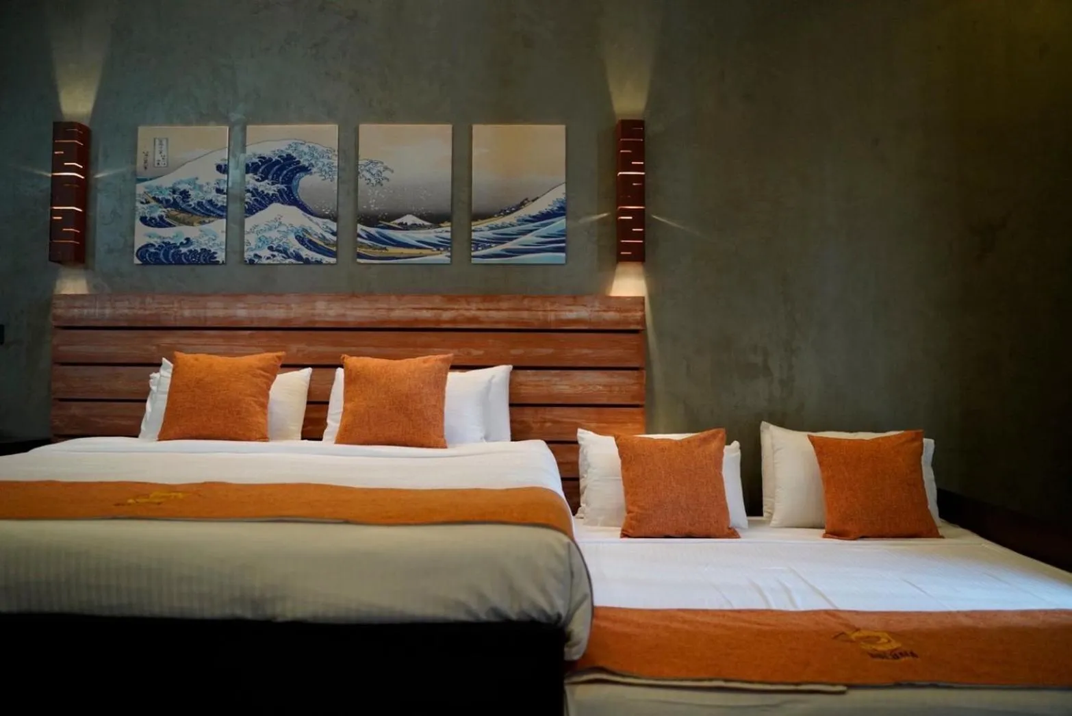 Bed in SOLUNA BEACH RESORT