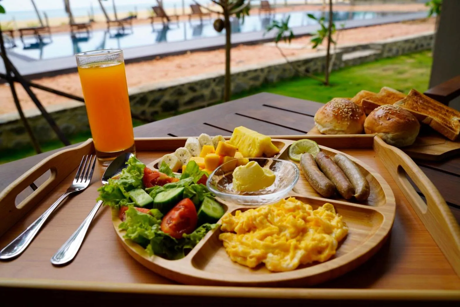 Breakfast in SOLUNA BEACH RESORT