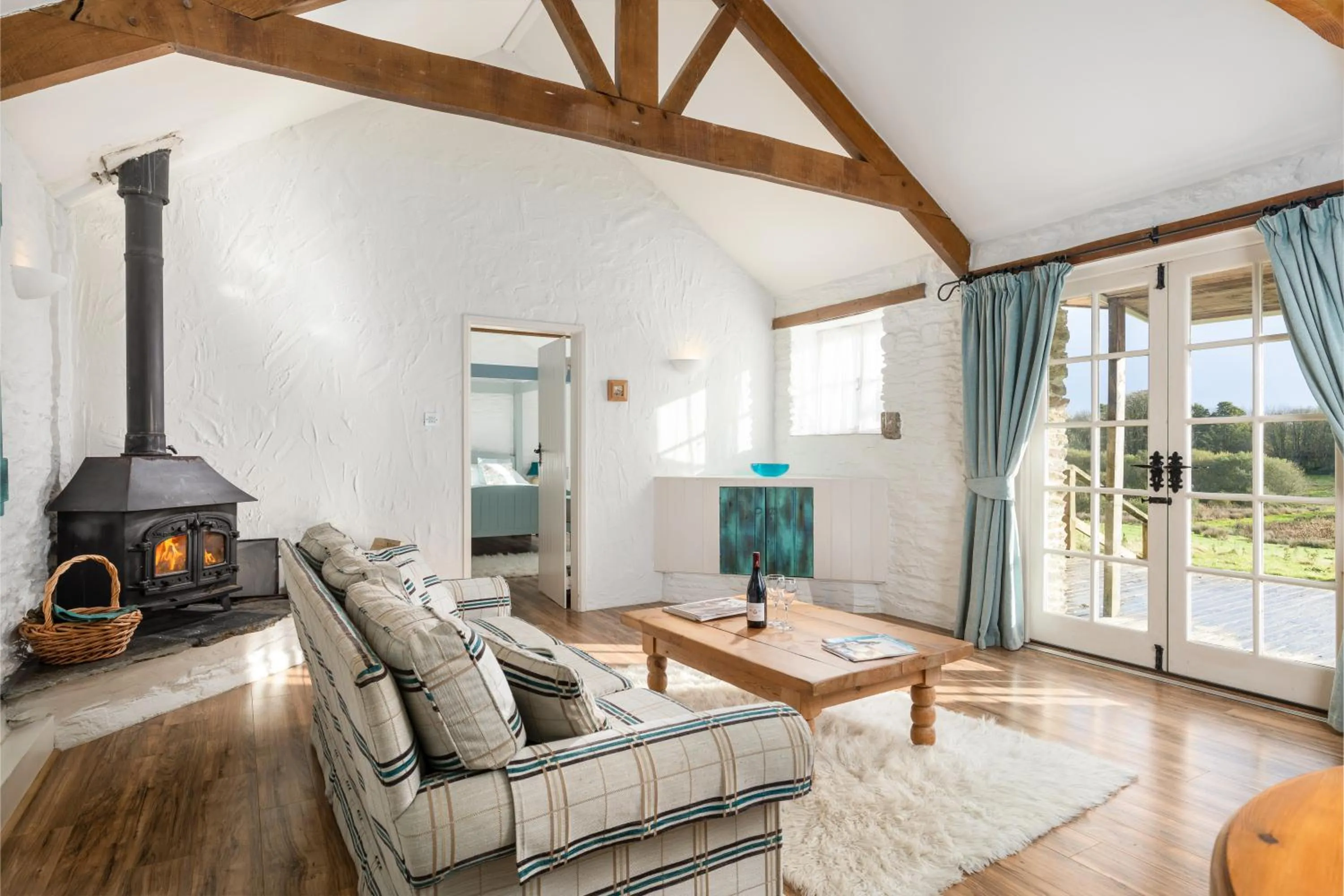 Living room in Trenderway Farm