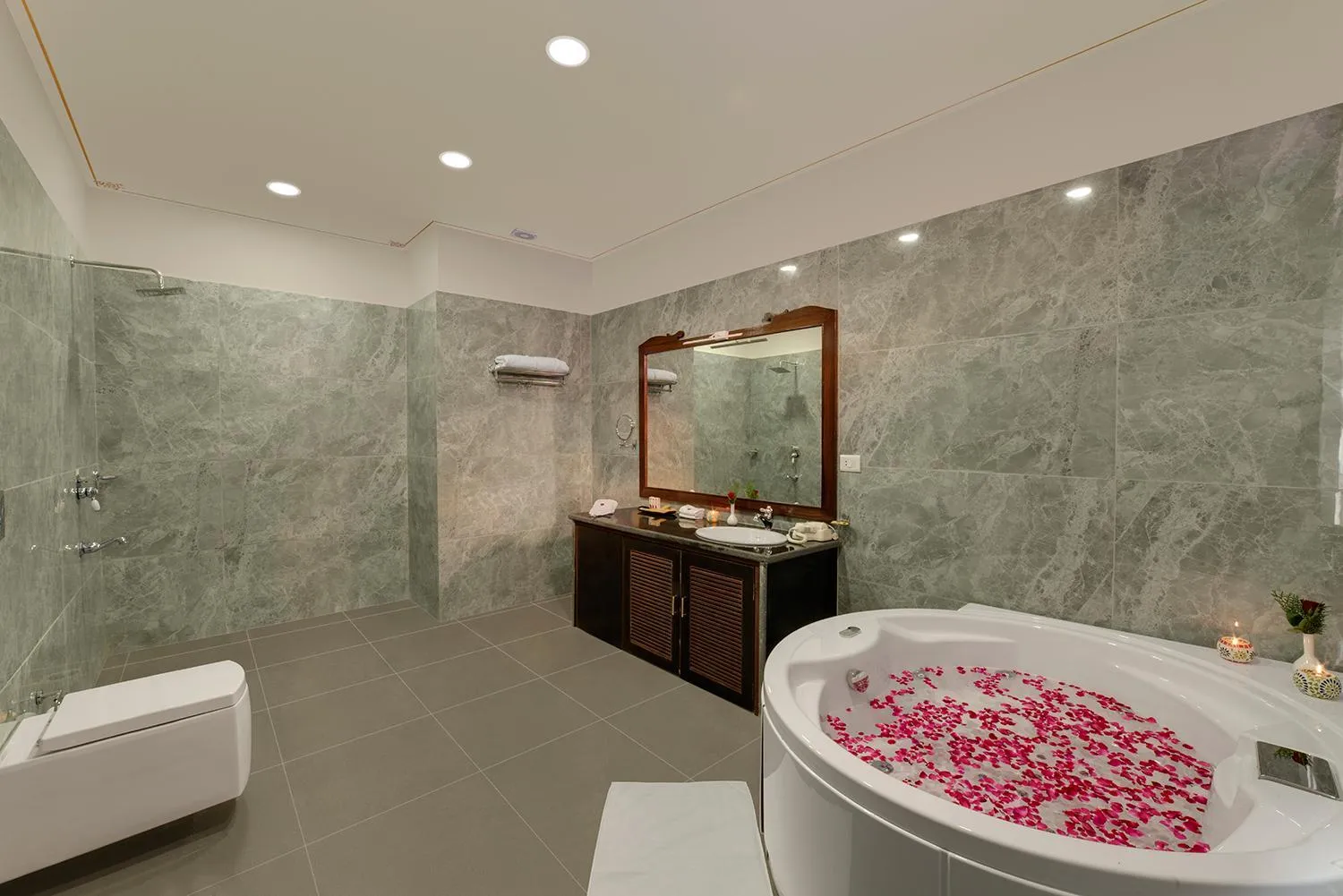 Bathroom in The Jai Bagh Palace