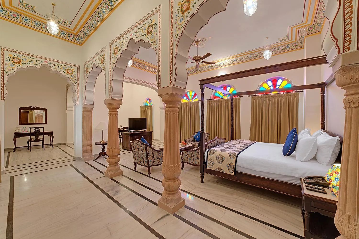 Photo of the whole room in The Jai Bagh Palace