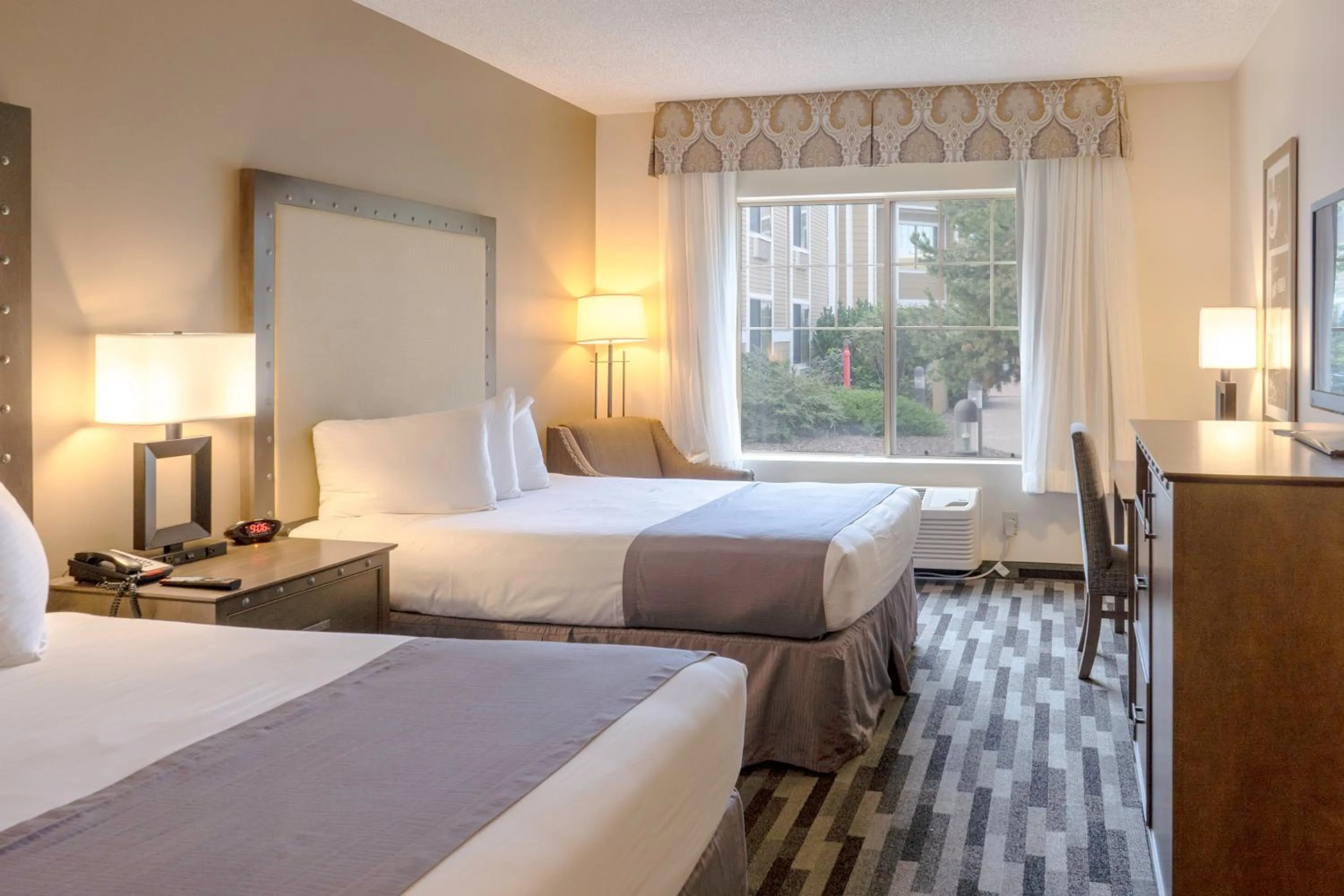 Bed in Grand Canyon Railway Hotel