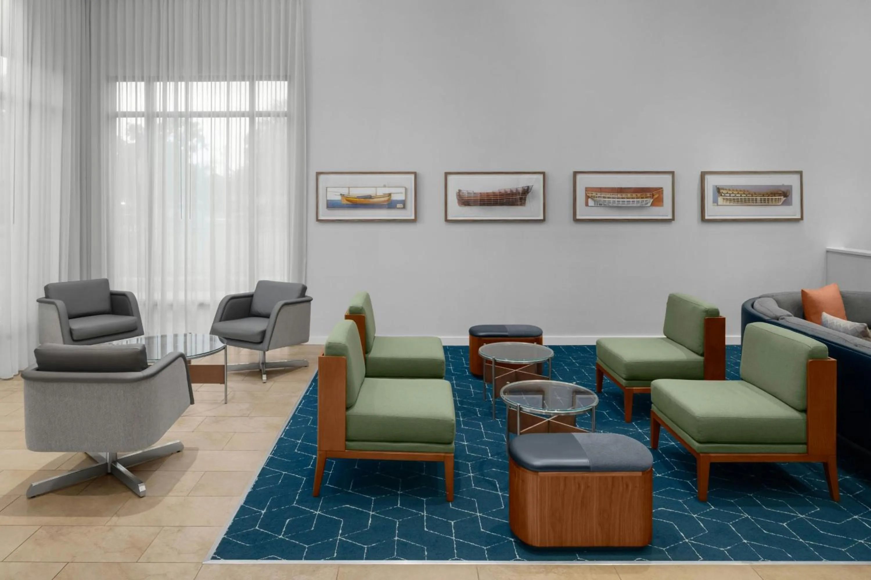 Lobby or reception in Courtyard Fort Lauderdale East Lauderdale-by-the-Sea