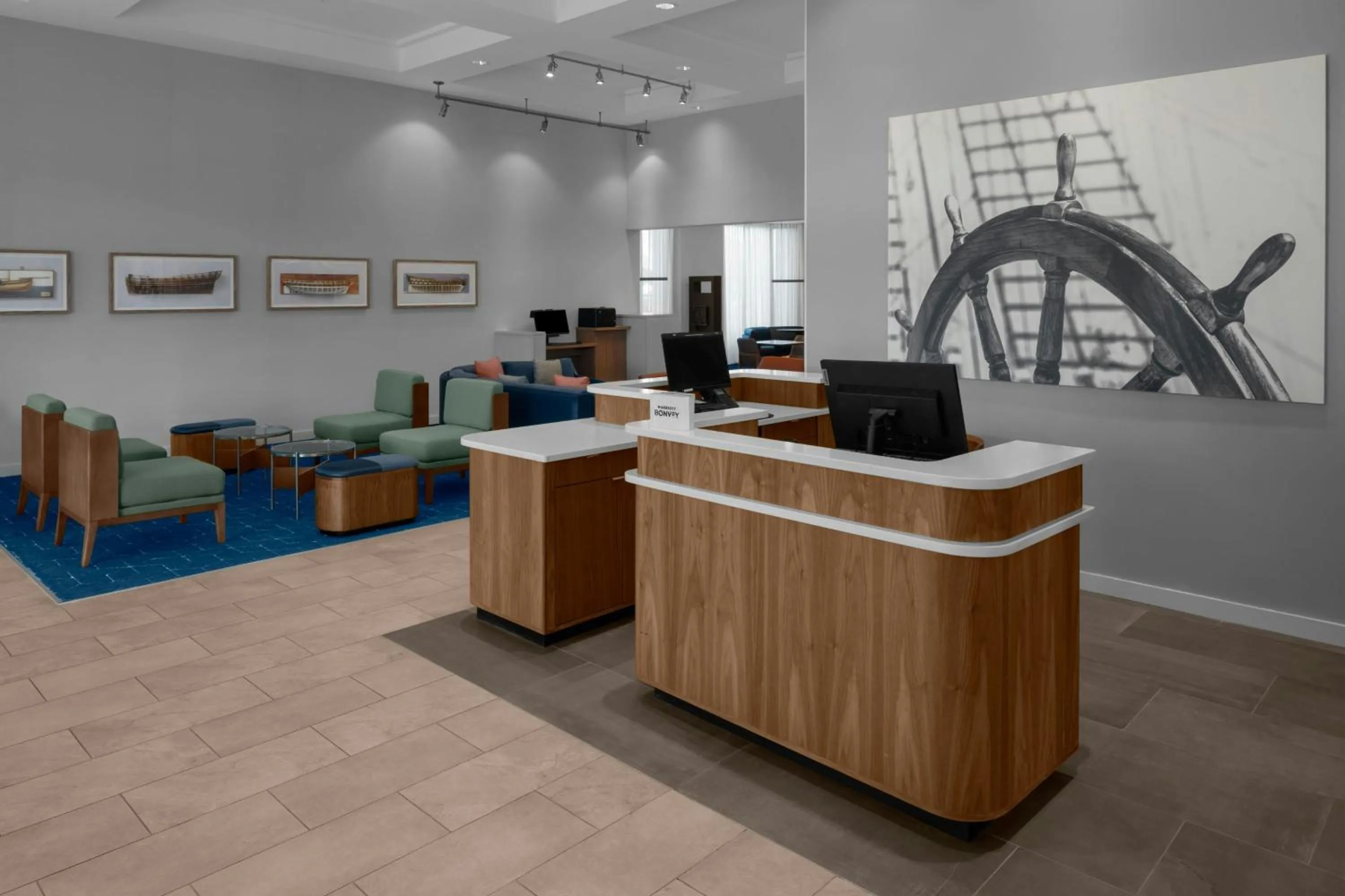 Lobby or reception in Courtyard Fort Lauderdale East Lauderdale-by-the-Sea