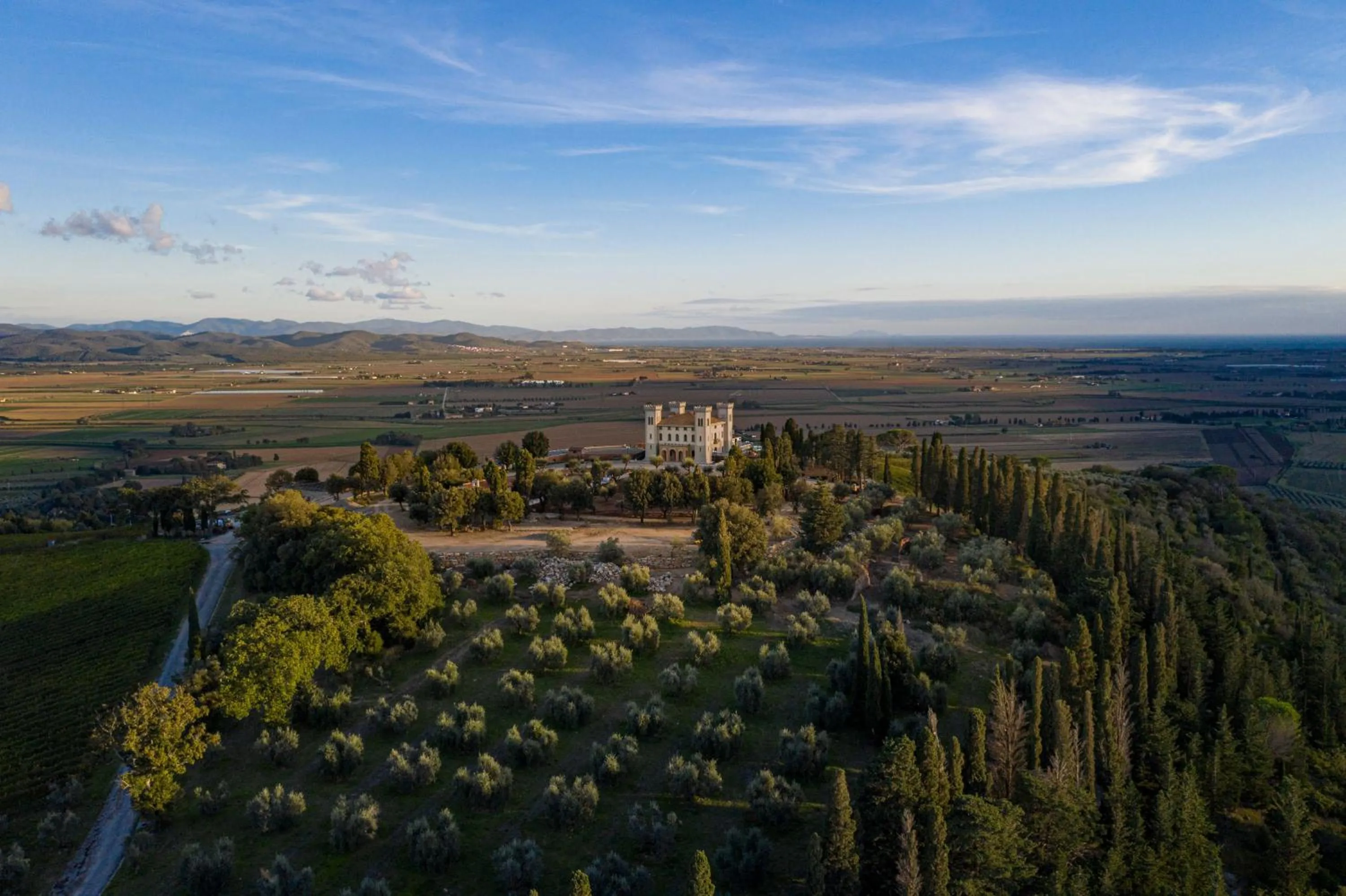 Bird's eye view in Castello Bonaria Wine & Spa Resort