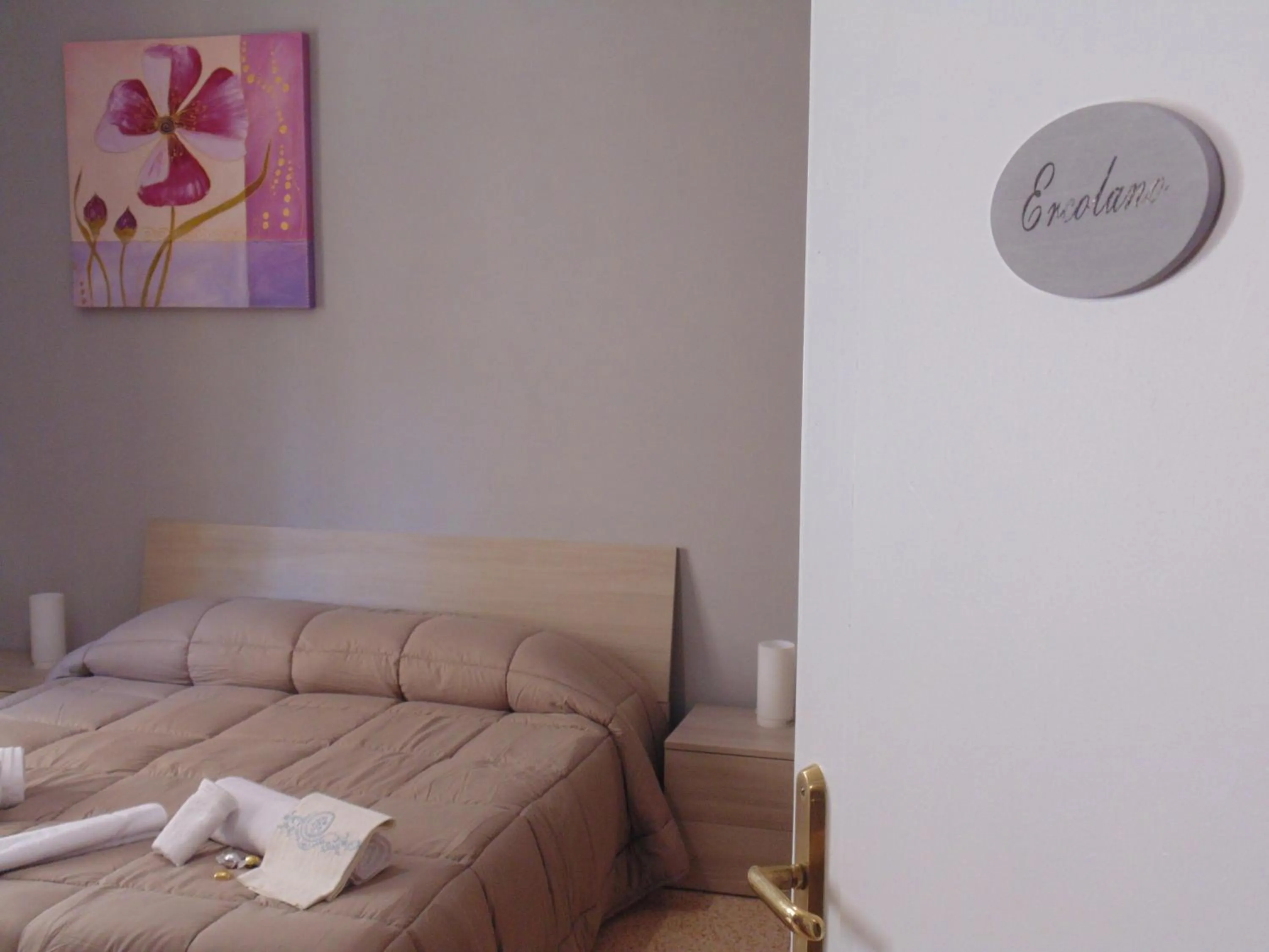 Bed in Parthenope rooms