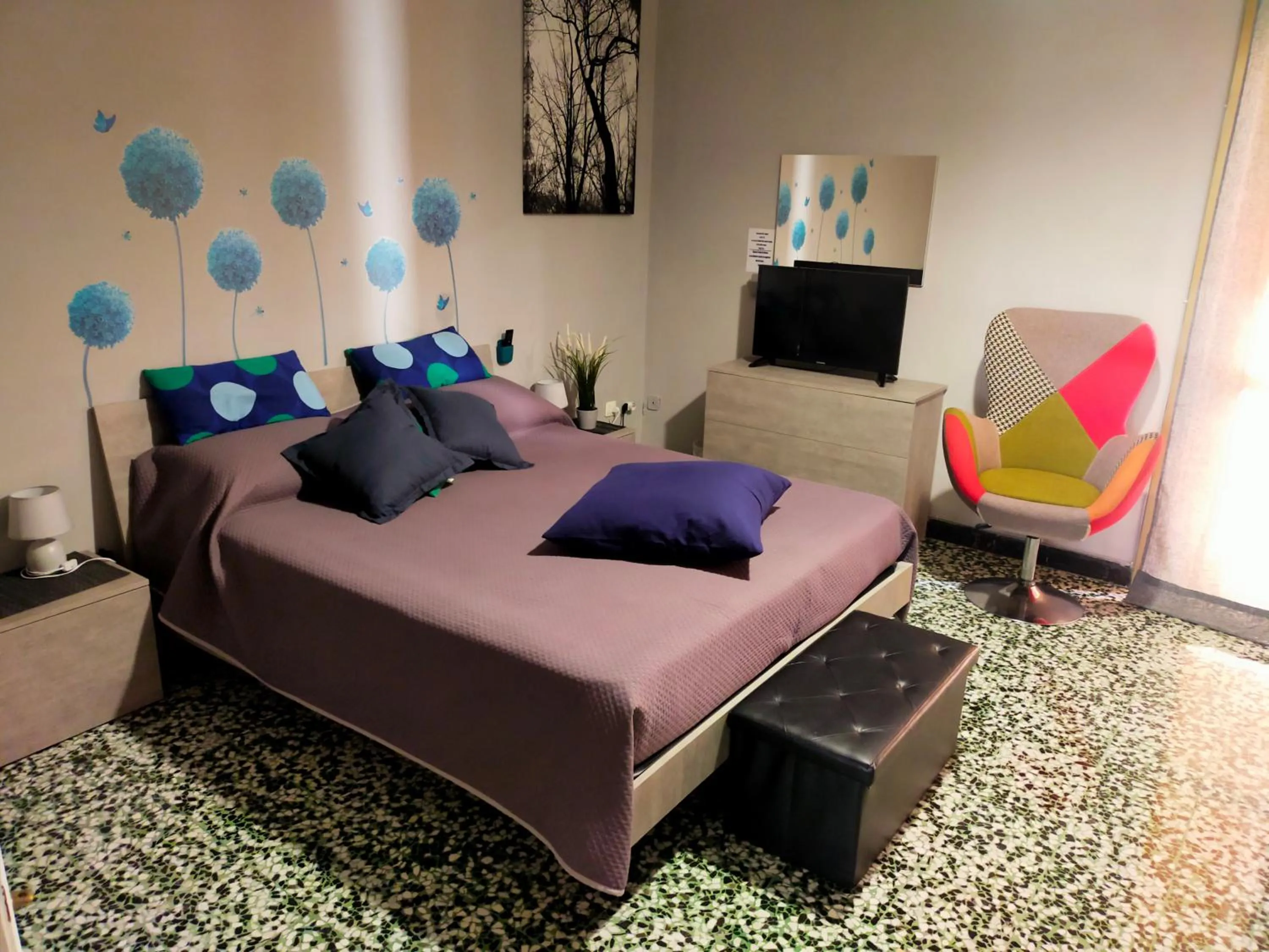 Bedroom, Bed in Parthenope rooms