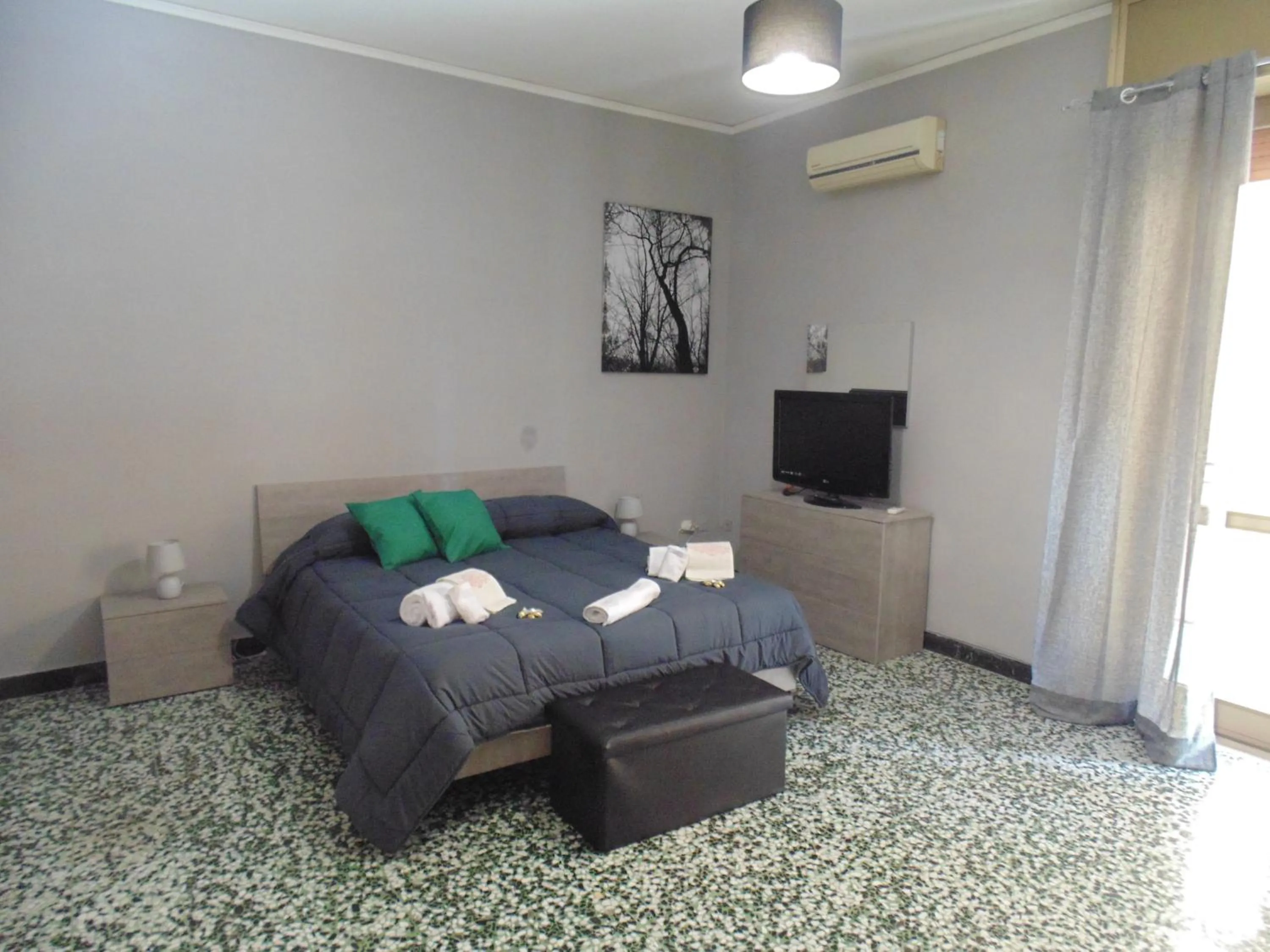 Bed in Parthenope rooms