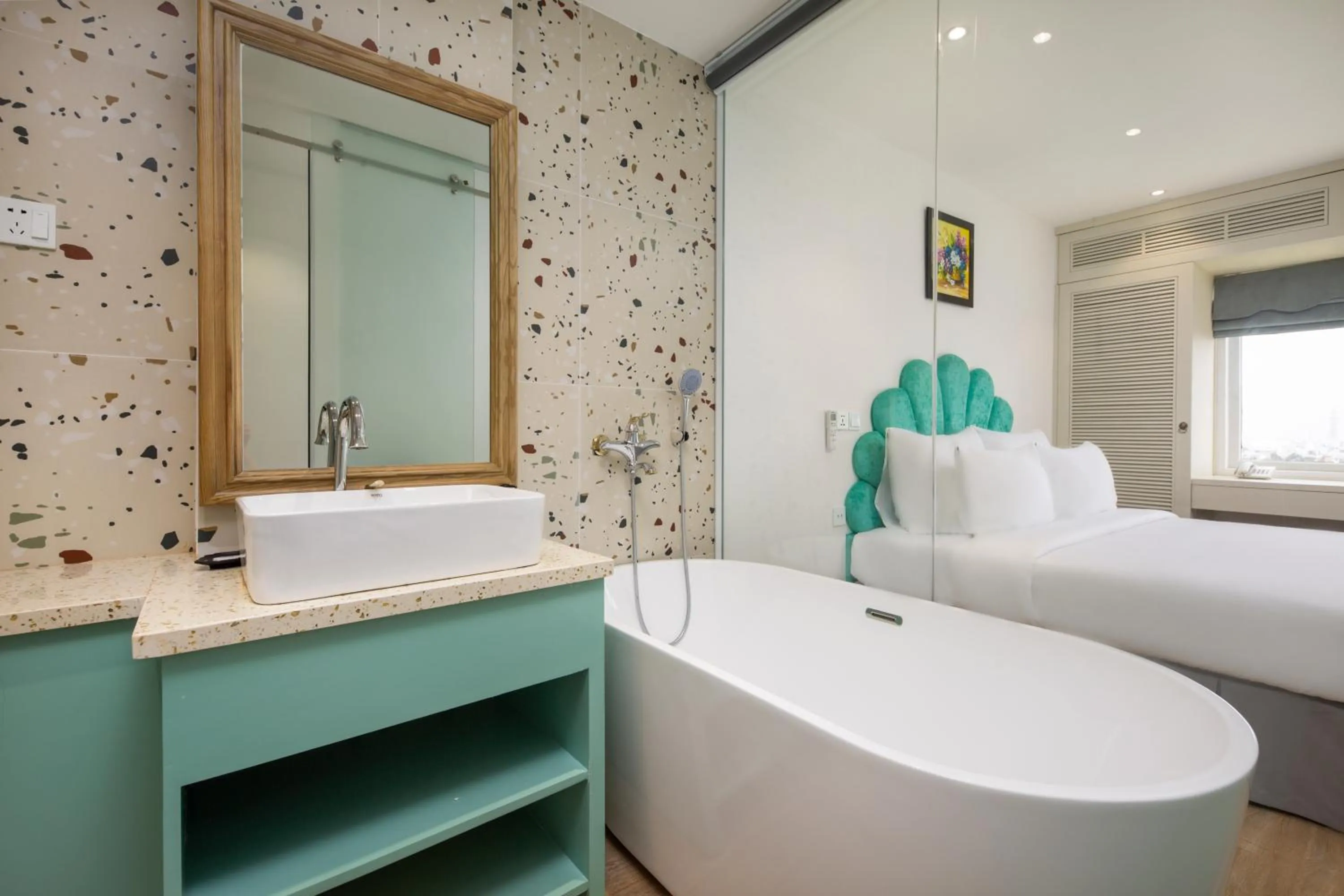 Bathroom in Adaline Hotel & Apartment