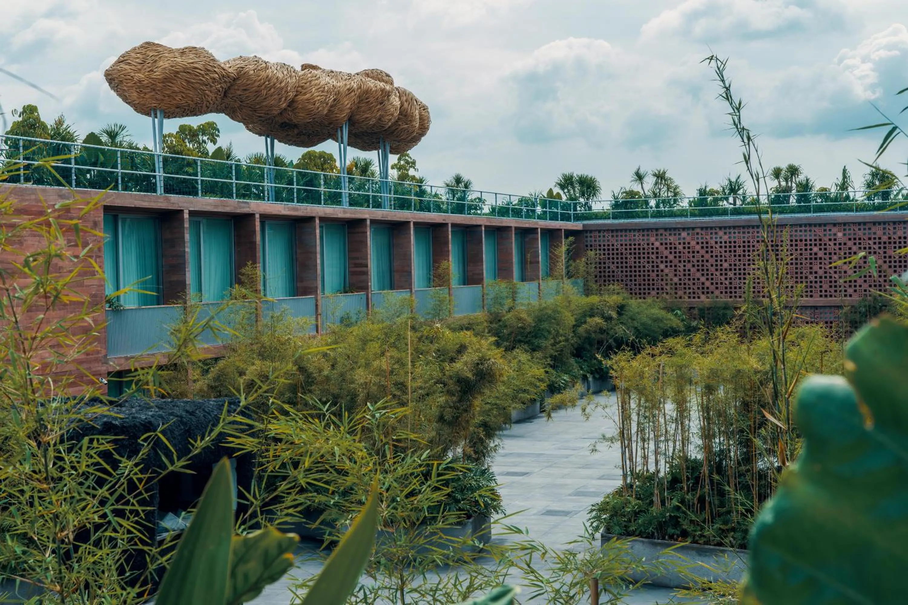 Inner courtyard view in Desa Potato Head Bali