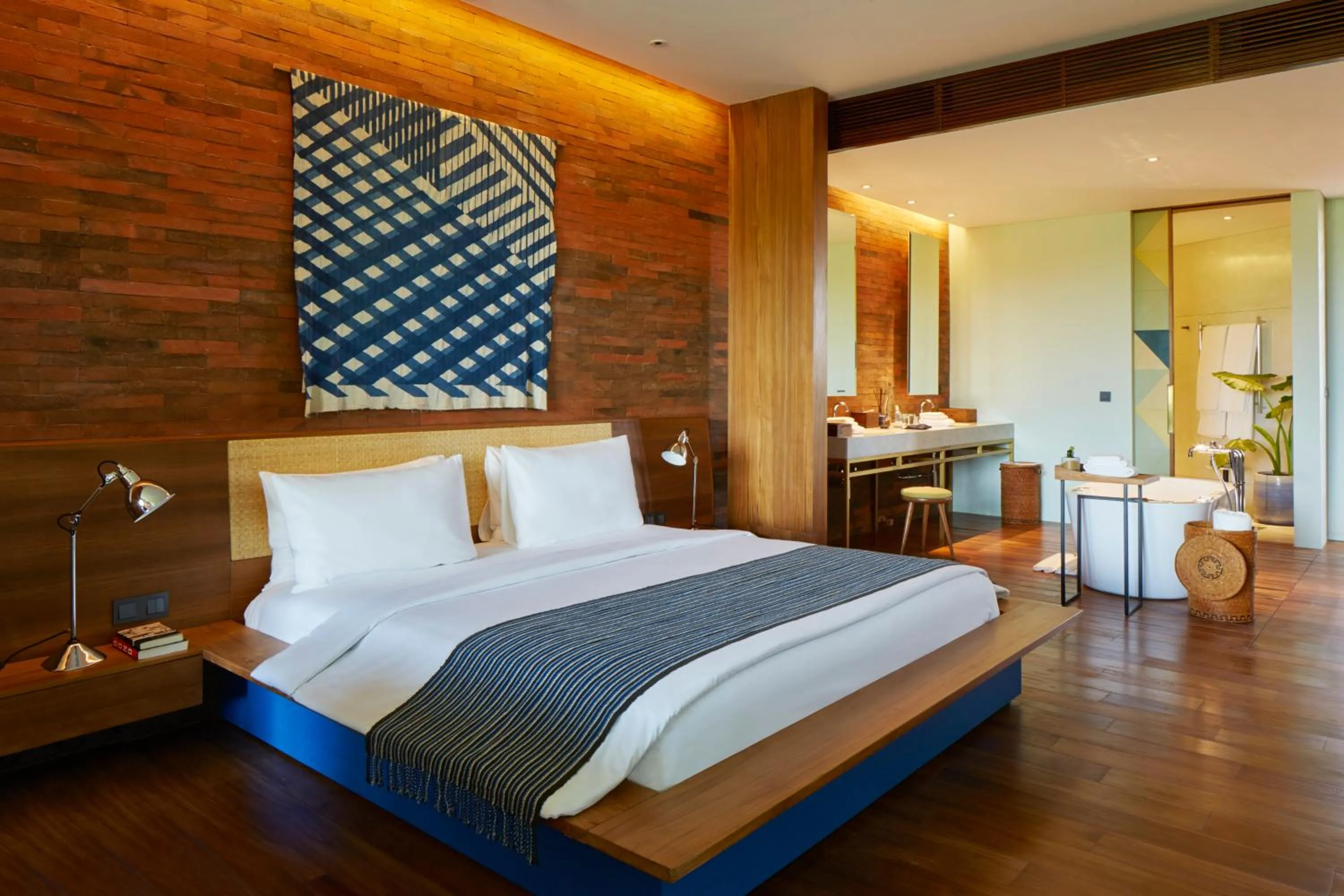 Bed in Desa Potato Head Bali