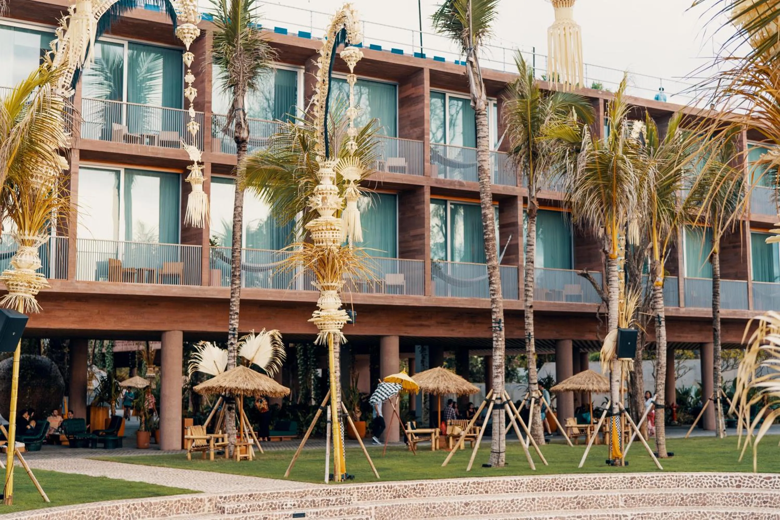 Inner courtyard view in Desa Potato Head Bali