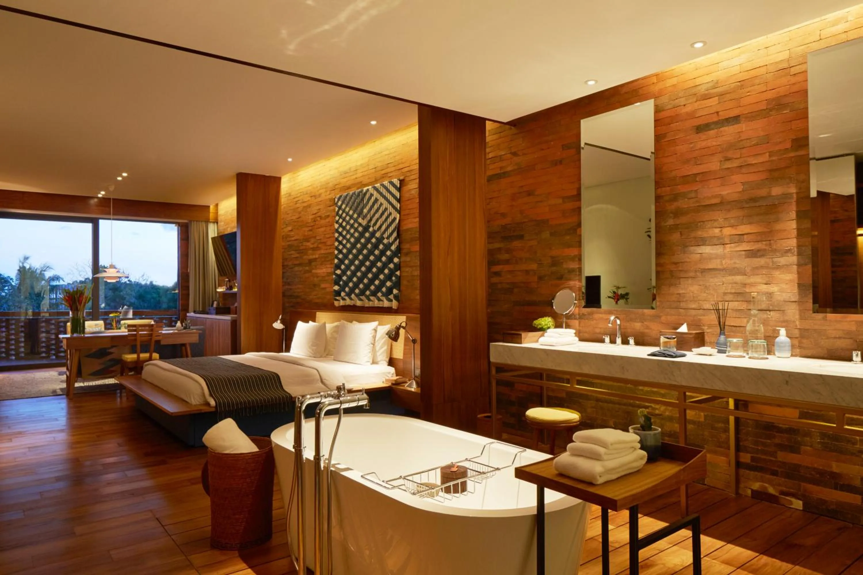 Bed in Desa Potato Head Bali