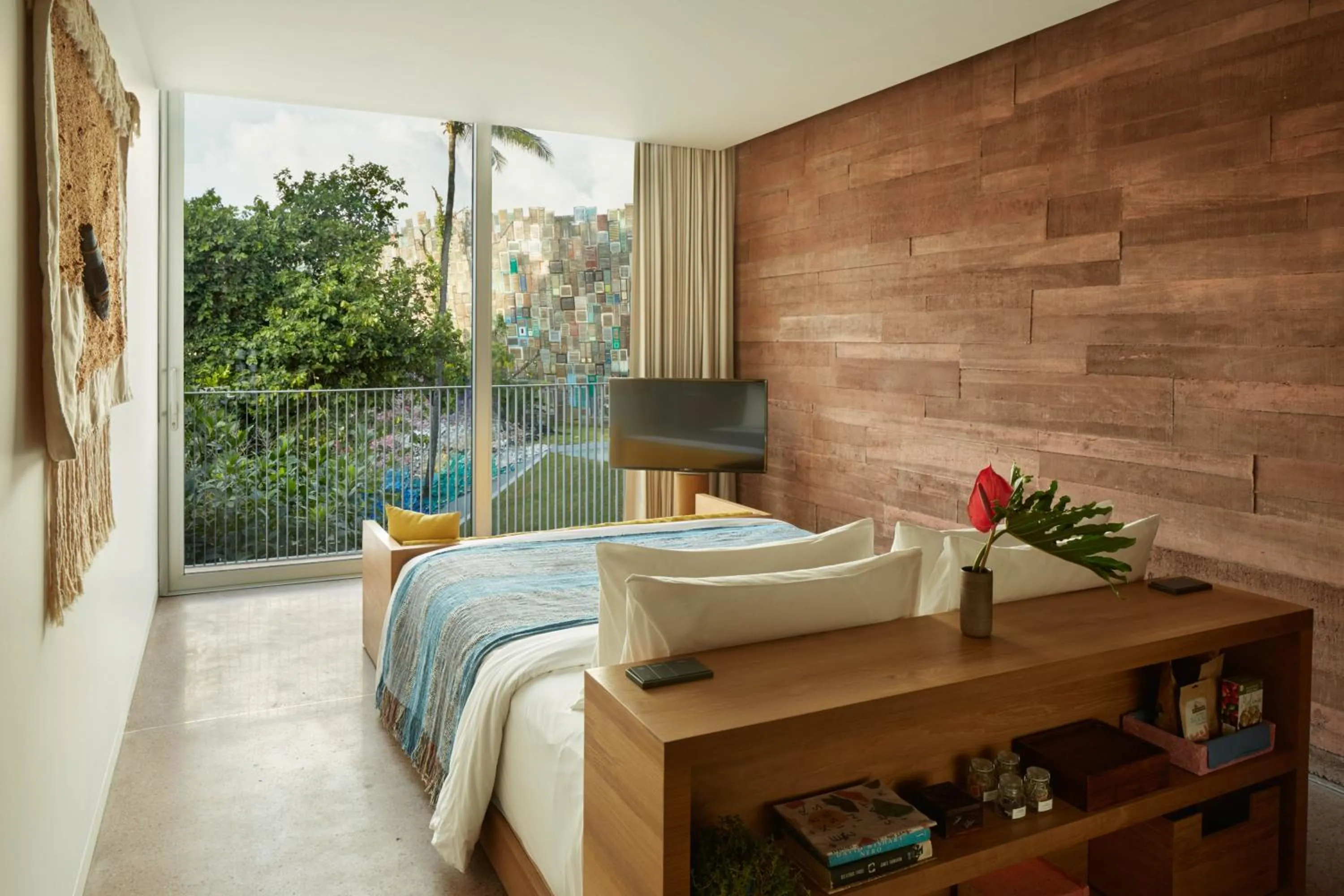 View (from property/room), Bed in Desa Potato Head Bali