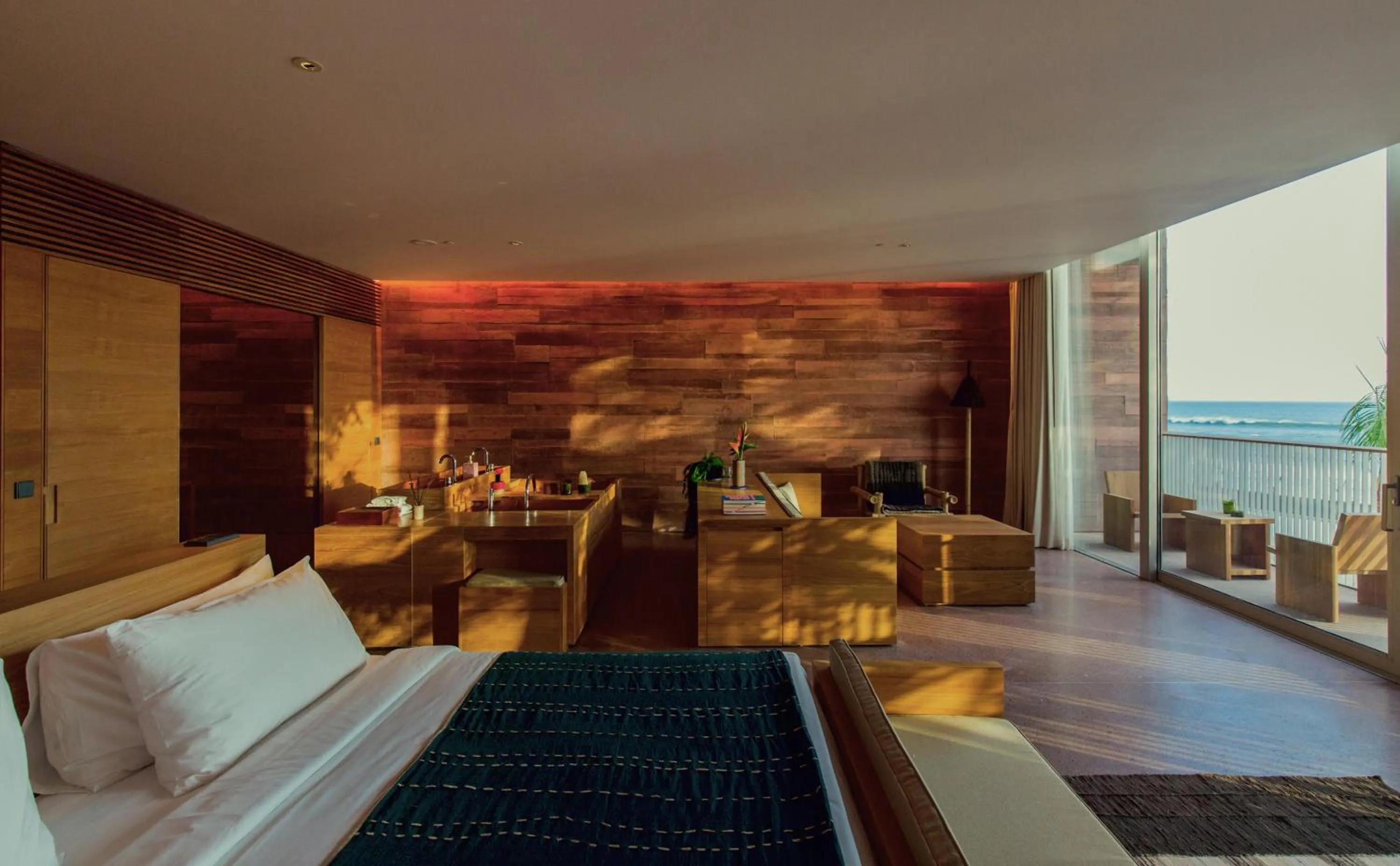 Bed in Desa Potato Head Bali