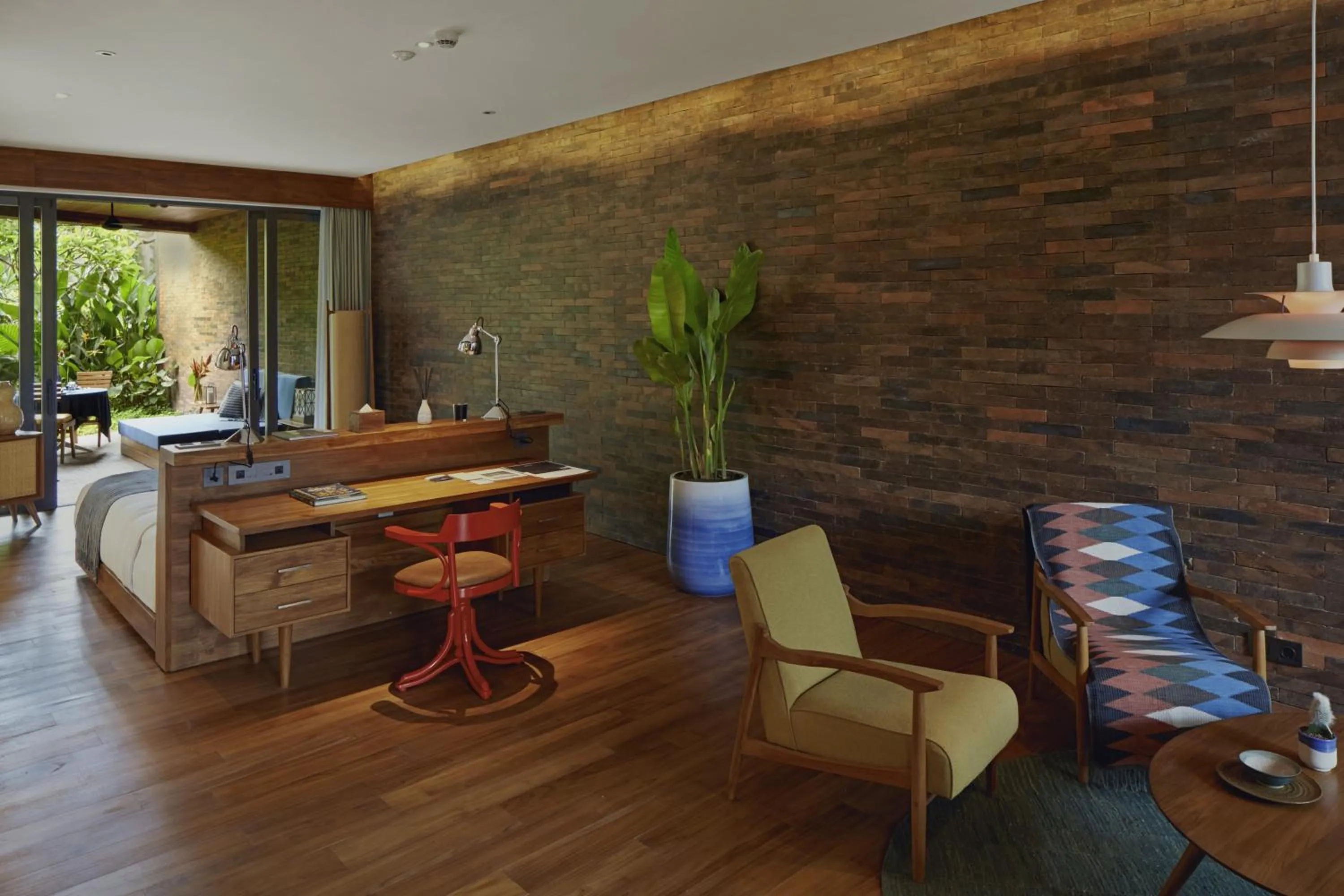 Bed in Desa Potato Head Bali