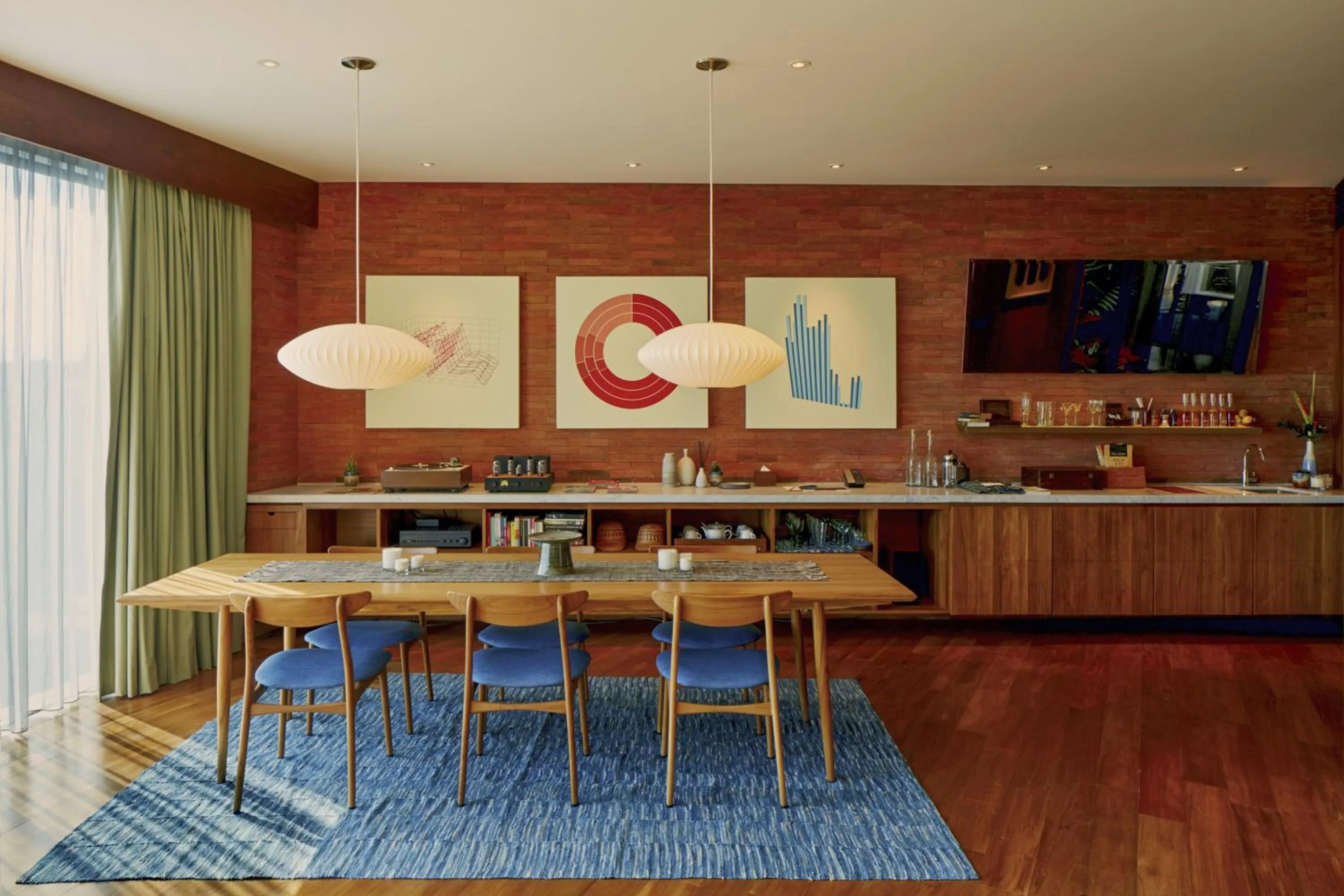 Dining area in Desa Potato Head Bali