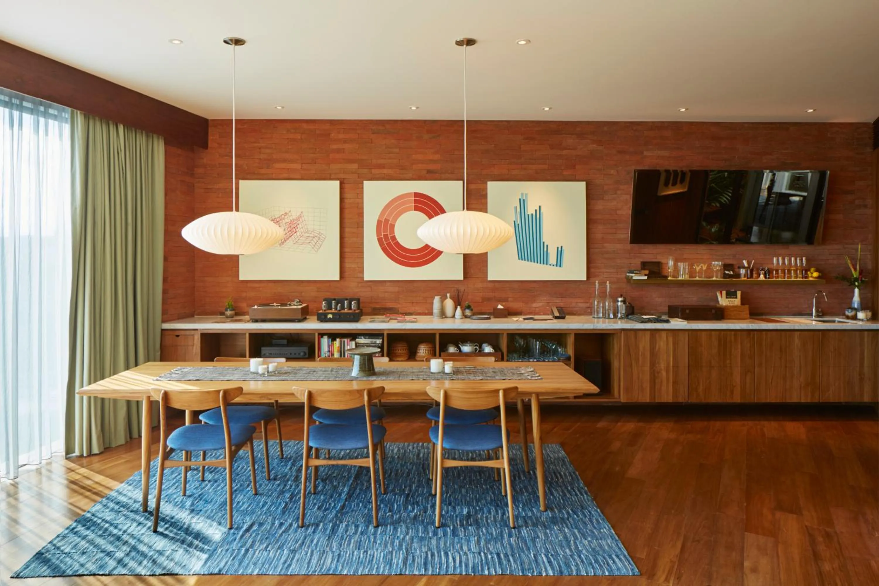 Dining area in Desa Potato Head Bali